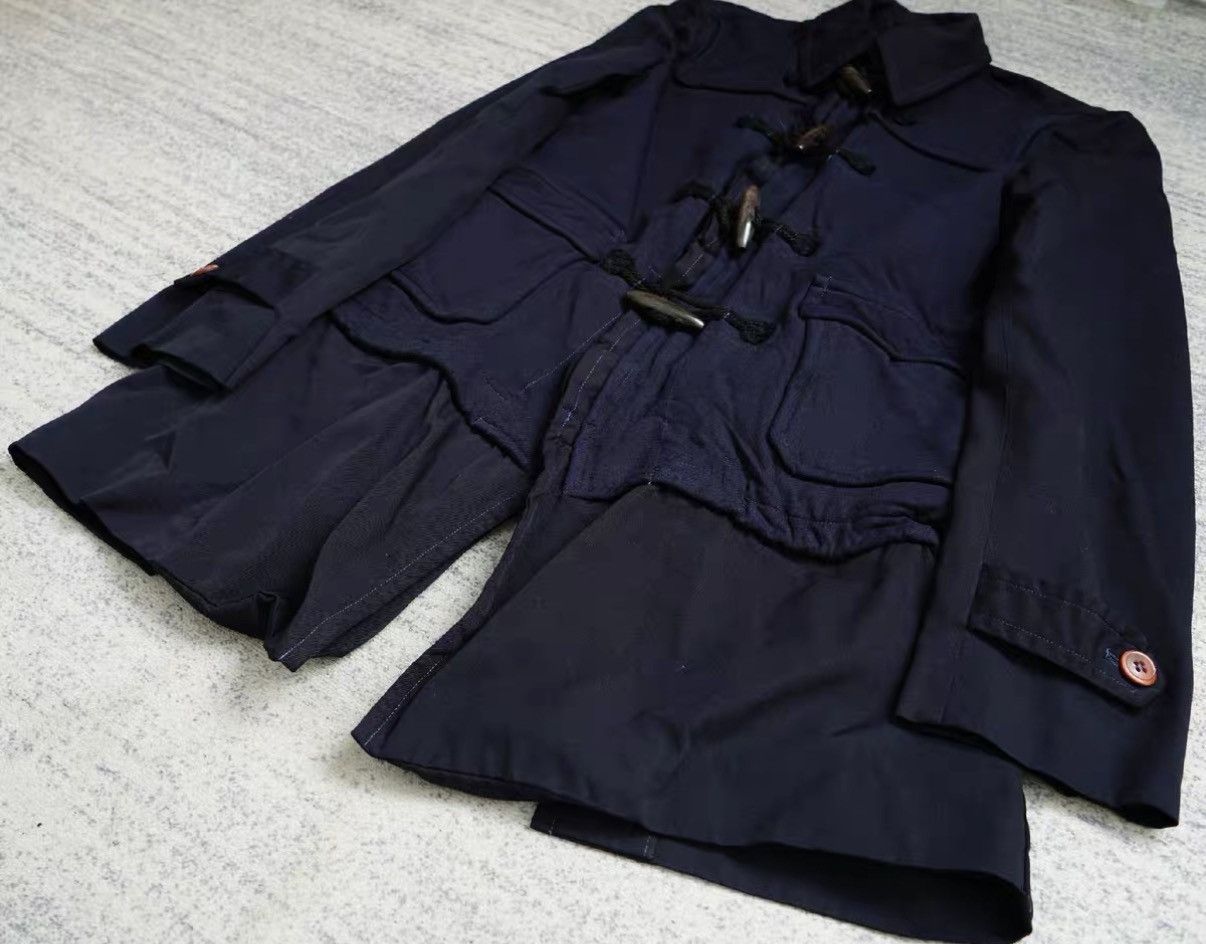 Comme des Garcons Comme des Garçons Pleated Toggle Coat Size US S / EU 44-46 / 1 - 2 Thumbnail