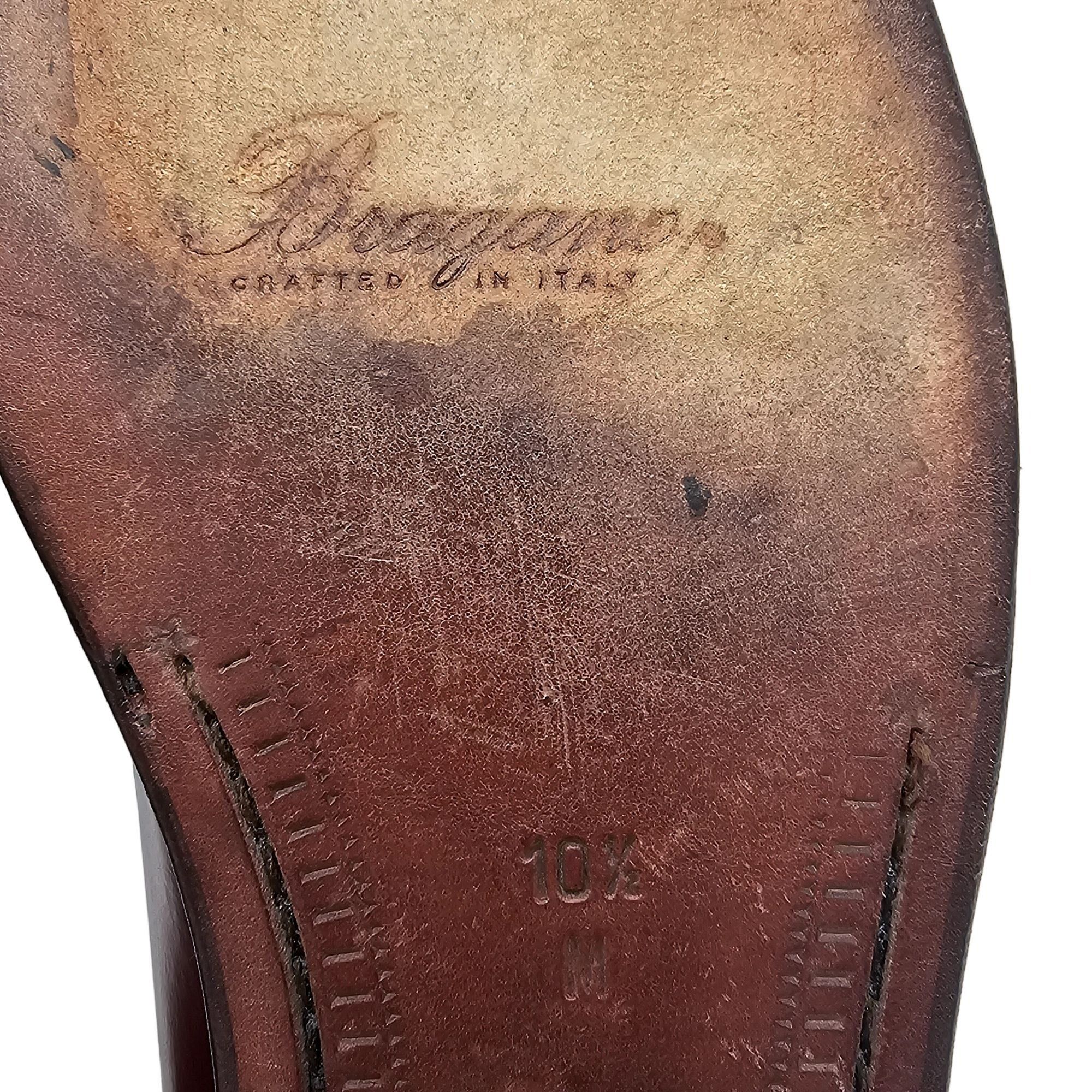Bragano × Cole Haan Vintage Bragano Cole Haan Italy 10.5 Burgundy Leather Dress Size US 10.5 / EU 43-44 - 8 Thumbnail