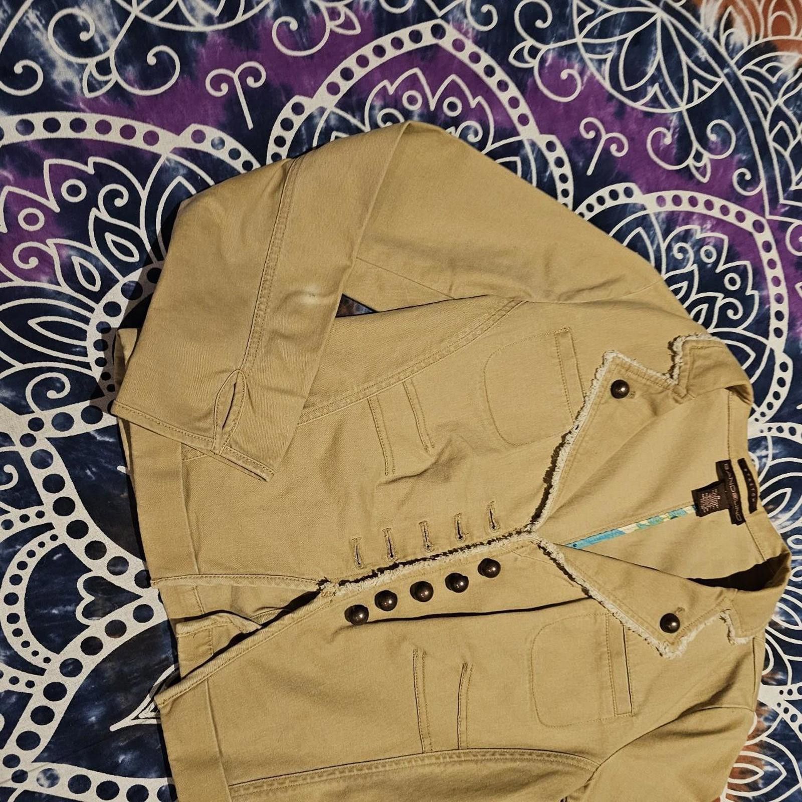Designer Bandolino Women's Khaki Jacket Size M / US 6-8 / IT 42-44 - 3 Thumbnail