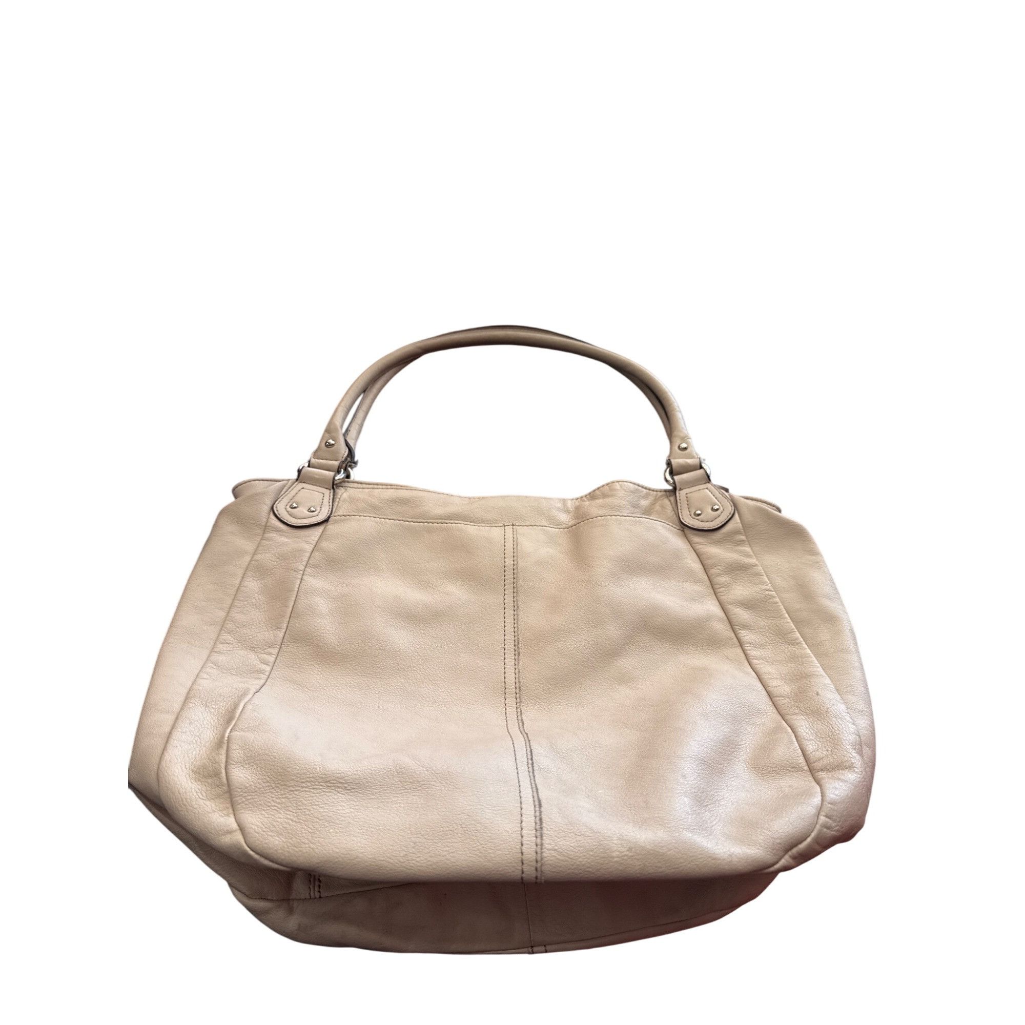 Designer Tignanello Womens Leather Cream Tote Handbag SKU CS8032/J622 Size ONE SIZE - 11 Thumbnail