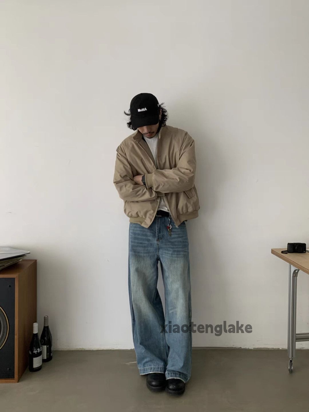 Jean × Vintage washed faded cleanfit yuppie patchwork loose baggy jeans Size US 30 / EU 46 - 8 Thumbnail