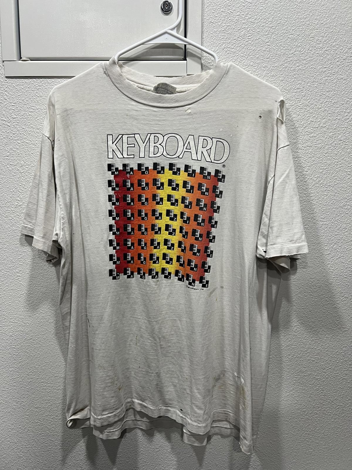Other 80s Thrashed Keyboard Magazine Tee Size US XL / EU 56 / 4 - 1 Thumbnail