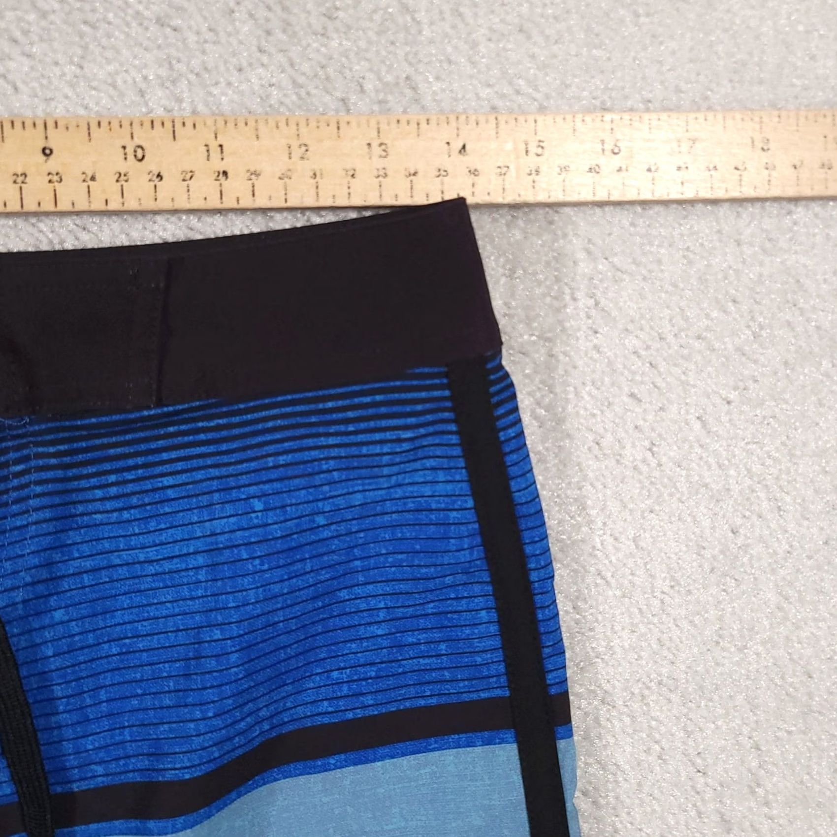 Vintage OP Flex 4-Way Stretch Board Shorts Swim Trunks Mens Size 28 Blue Stripe Size US 28 / EU 44 - 6 Thumbnail