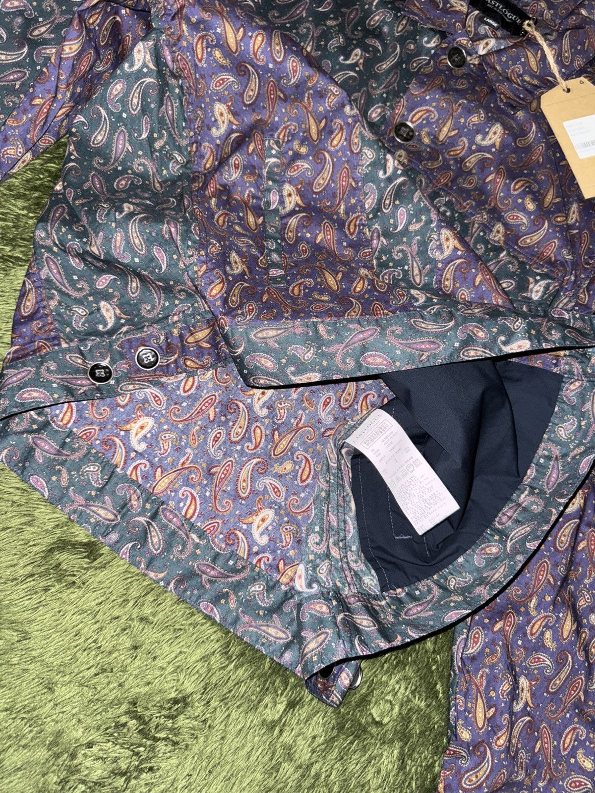 EASTLOGUE [L] EASTLOGUE Multi Paisley Trucker Shirt Jacket Size US L / EU 52-54 / 3 - 5 Thumbnail