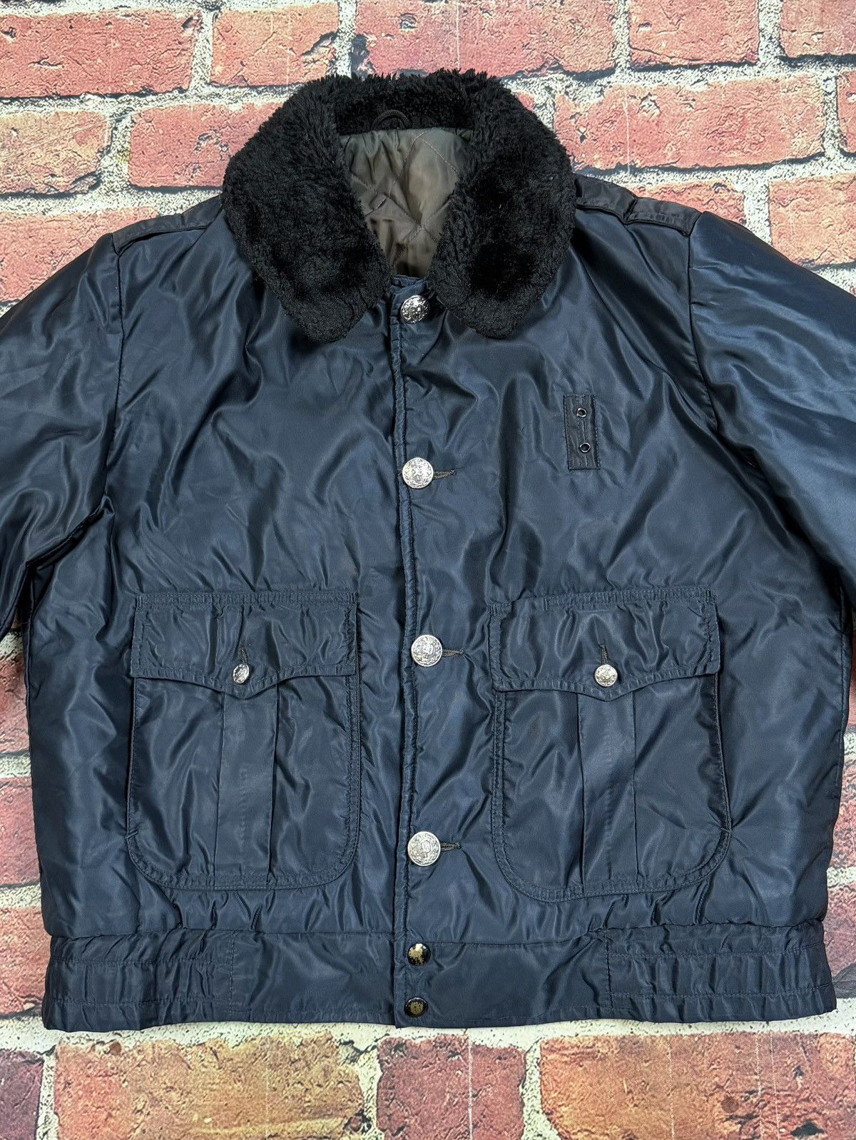 Other Vintage Gerber The Original Car-Duty Jacket Lined Fur Collar Size US L / EU 52-54 / 3 - 3 Thumbnail