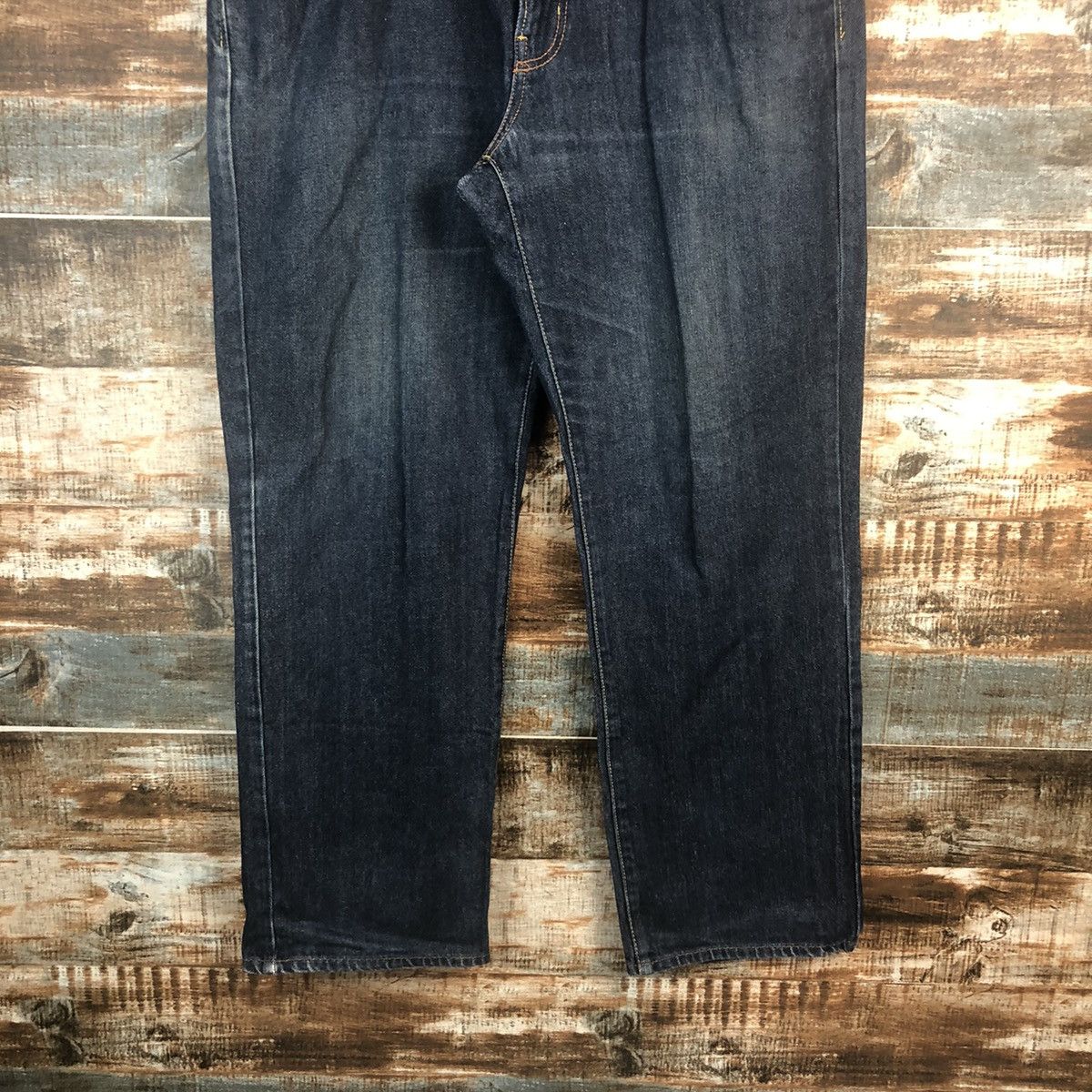 Japanese Brand DL Real Standard Blue Denim Pants #C269 Size US 35 - 3 Thumbnail