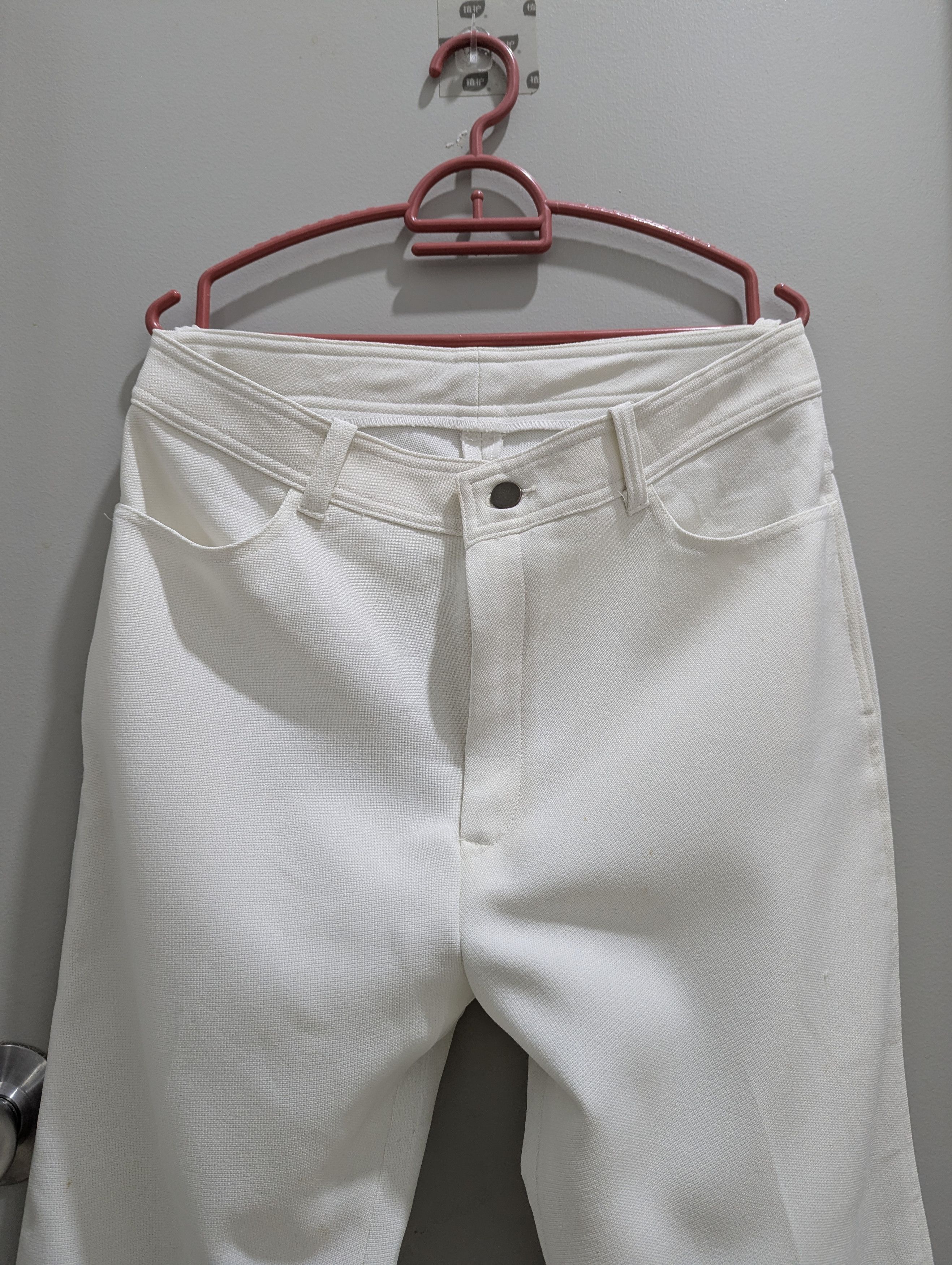 Other Vintage White pants sta-prest style Size 32" / US 10 / IT 46 - 4 Thumbnail
