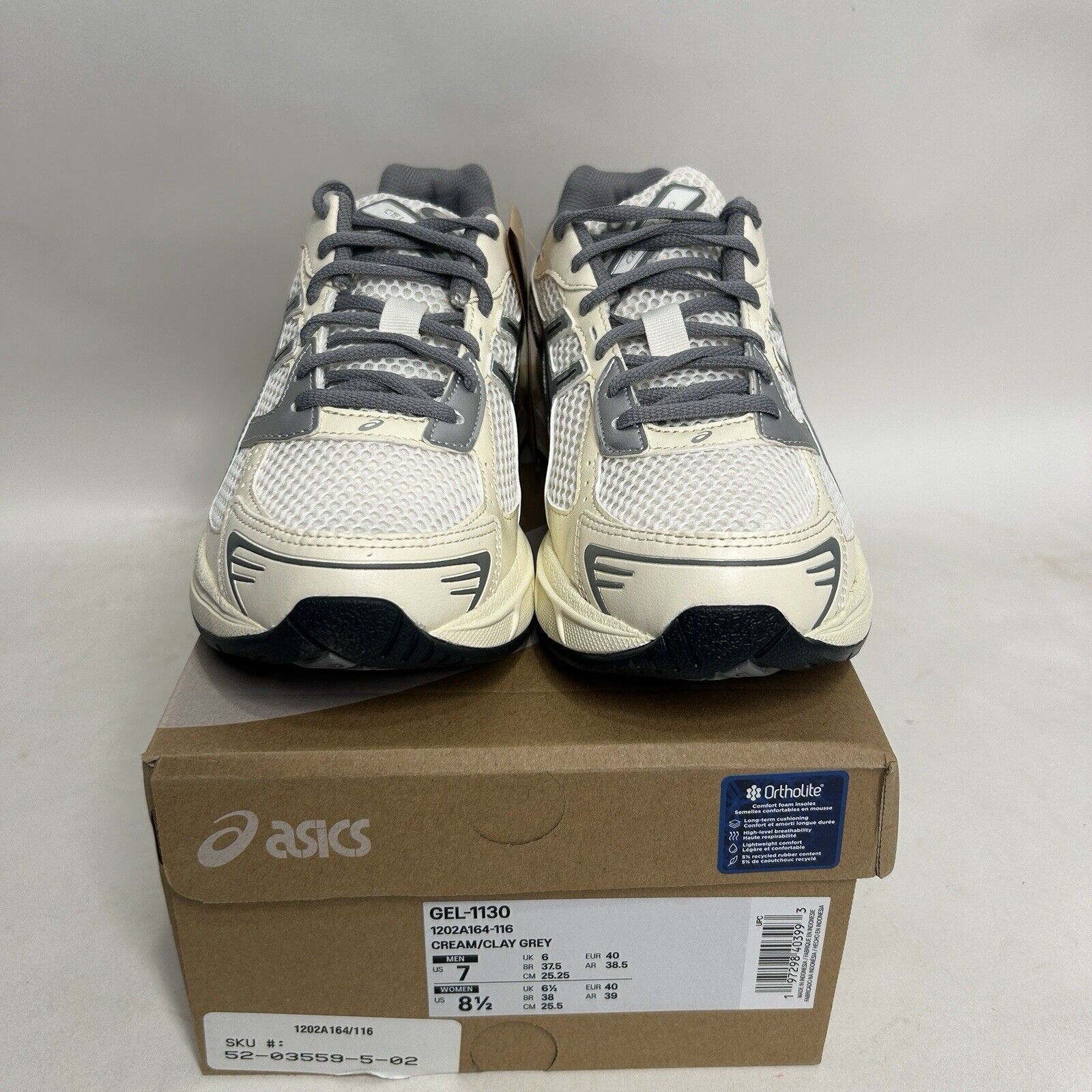 Asics ASICS Gel-1130 WMNS “Cream Clay Grey” 2024 Size US 8.5 / IT 38.5 - 2 Thumbnail