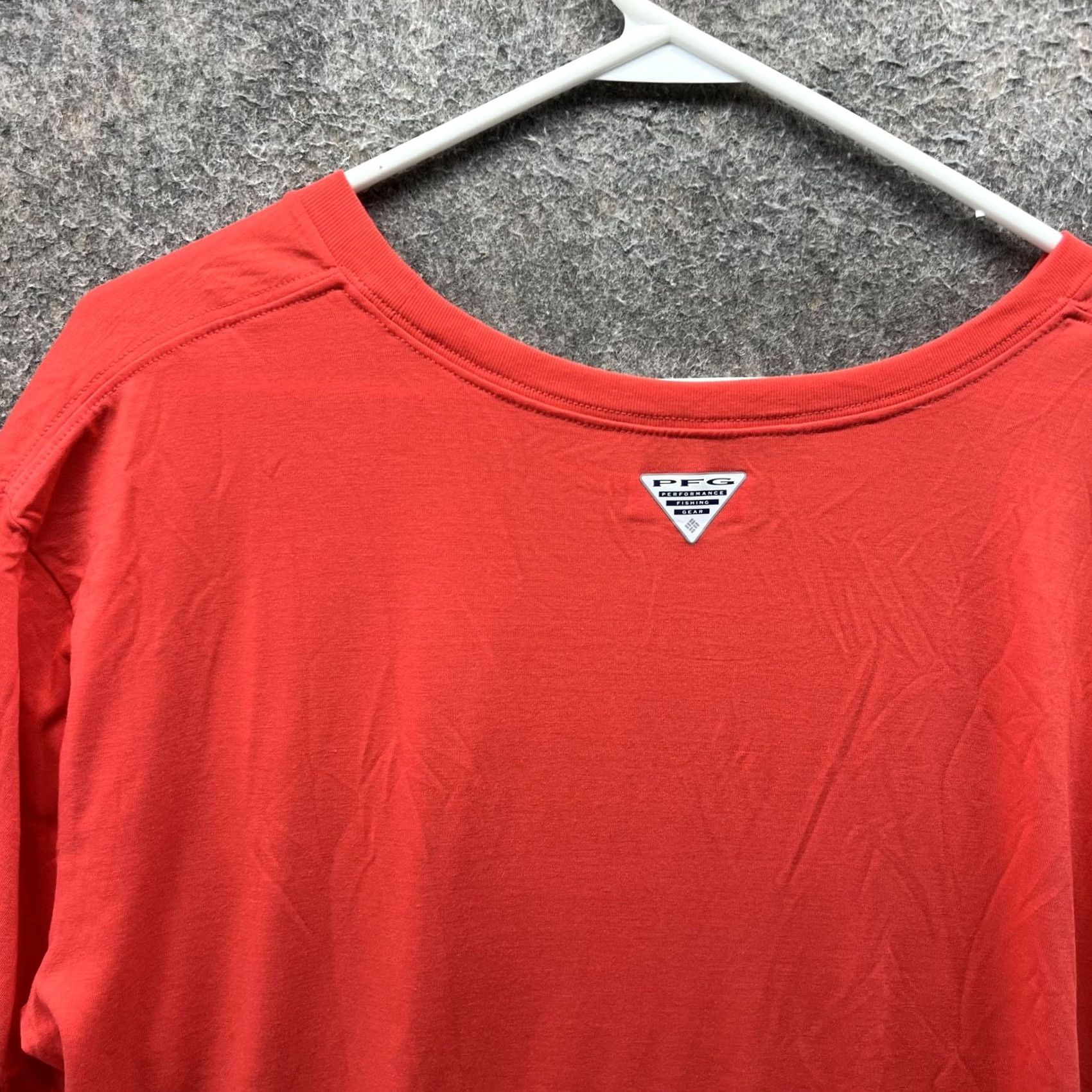 Vintage Columbia PFG Shirt Mens XL Red Omni-Shade Fishing Graphic Short Sleeve Tee Size US XL / EU 56 / 4 - 3 Thumbnail