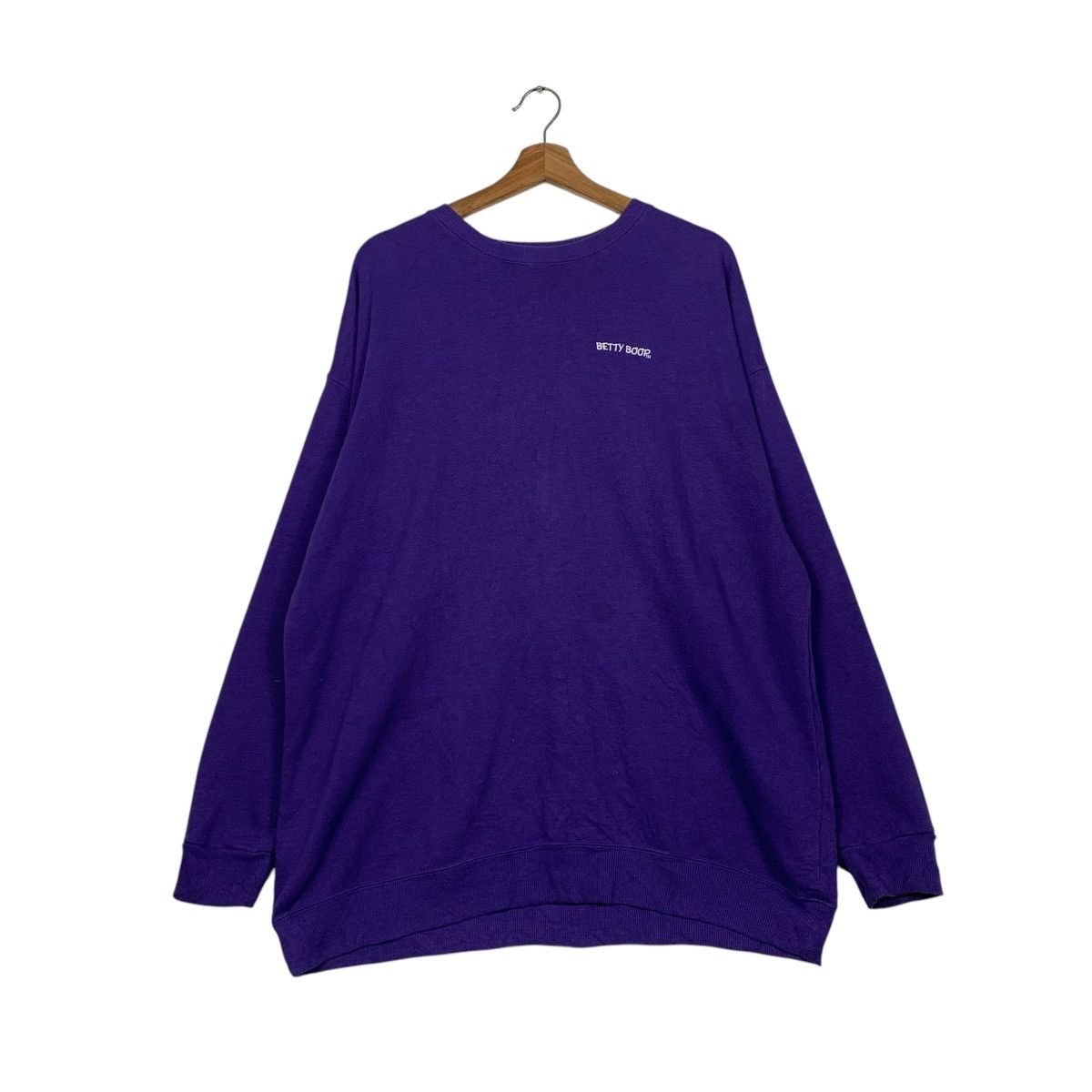 Japanese Brand Denifits x Betty Boop Crewneck Purple Sweatshirt Size US L / EU 52-54 / 3 - 2 Thumbnail