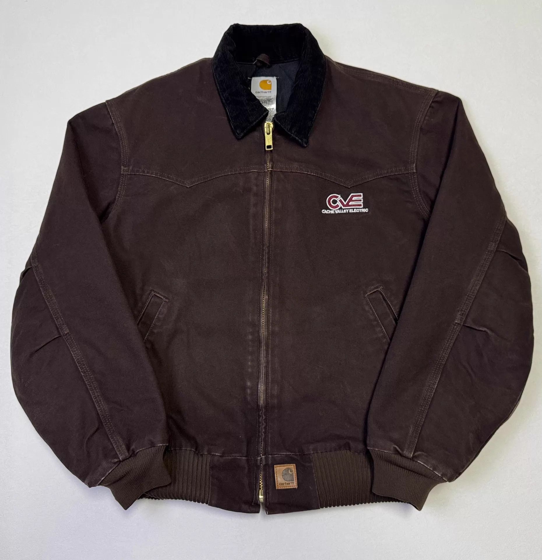 Carhartt Carhartt J14 Santa Fe Vintage Dark Brown L Jacket Size US L / EU 52-54 / 3 - 2 Thumbnail