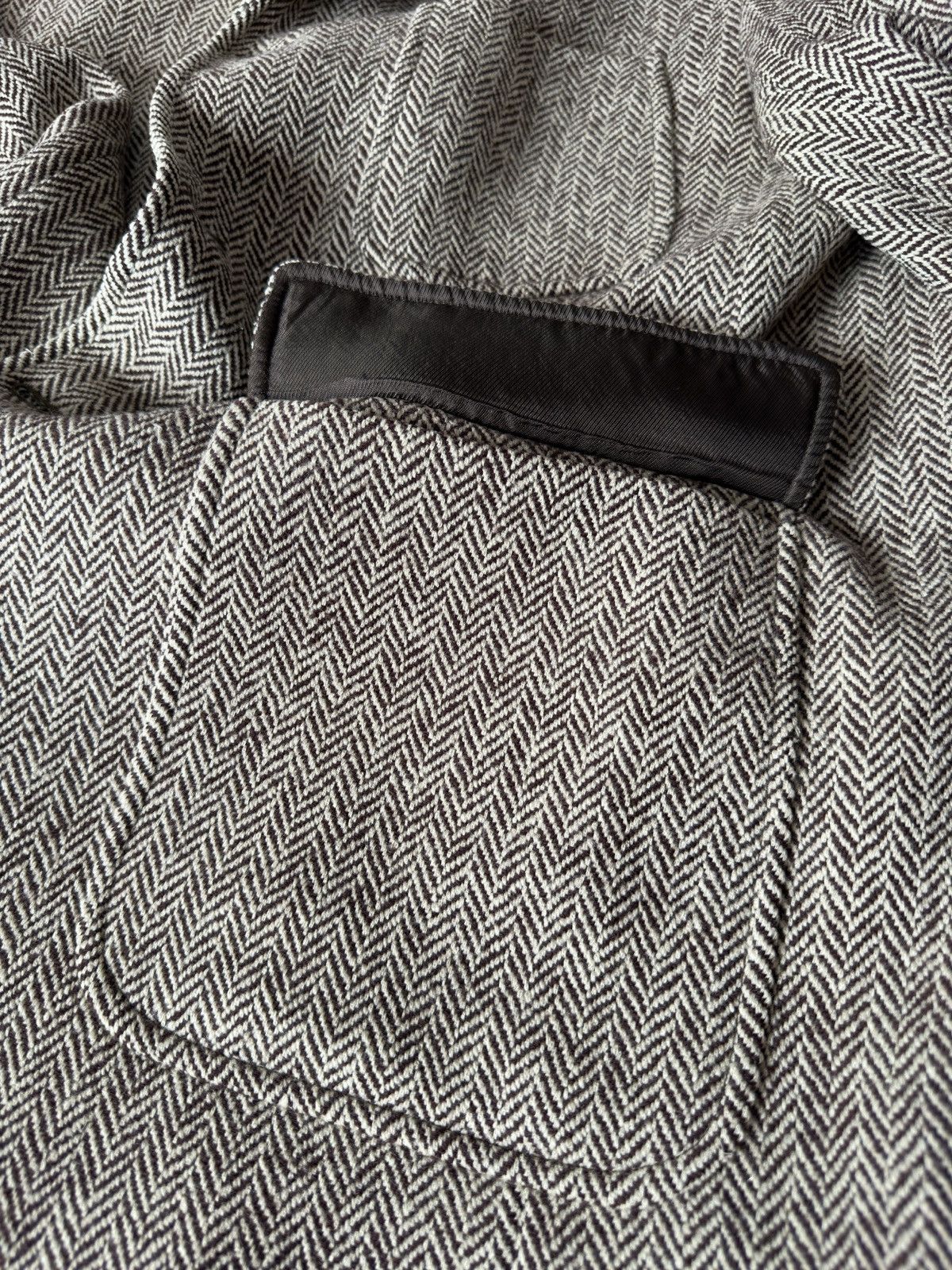 Ralph Lauren POLO RALPH LAUREN Herringbone Wool Tweed Jacket Blazer Coat Size 44R - 18 Thumbnail