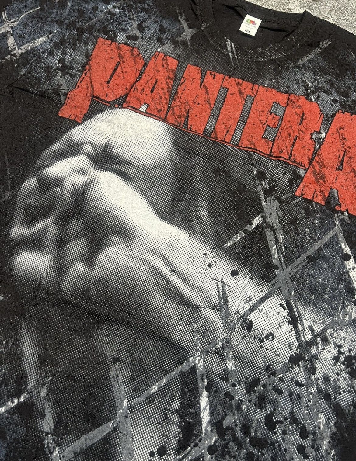 Band Tees × Vintage Pantera Vulgar Display of Power Shirt 1992 with Back Print Size US XL / EU 56 / 4 - 2 Thumbnail