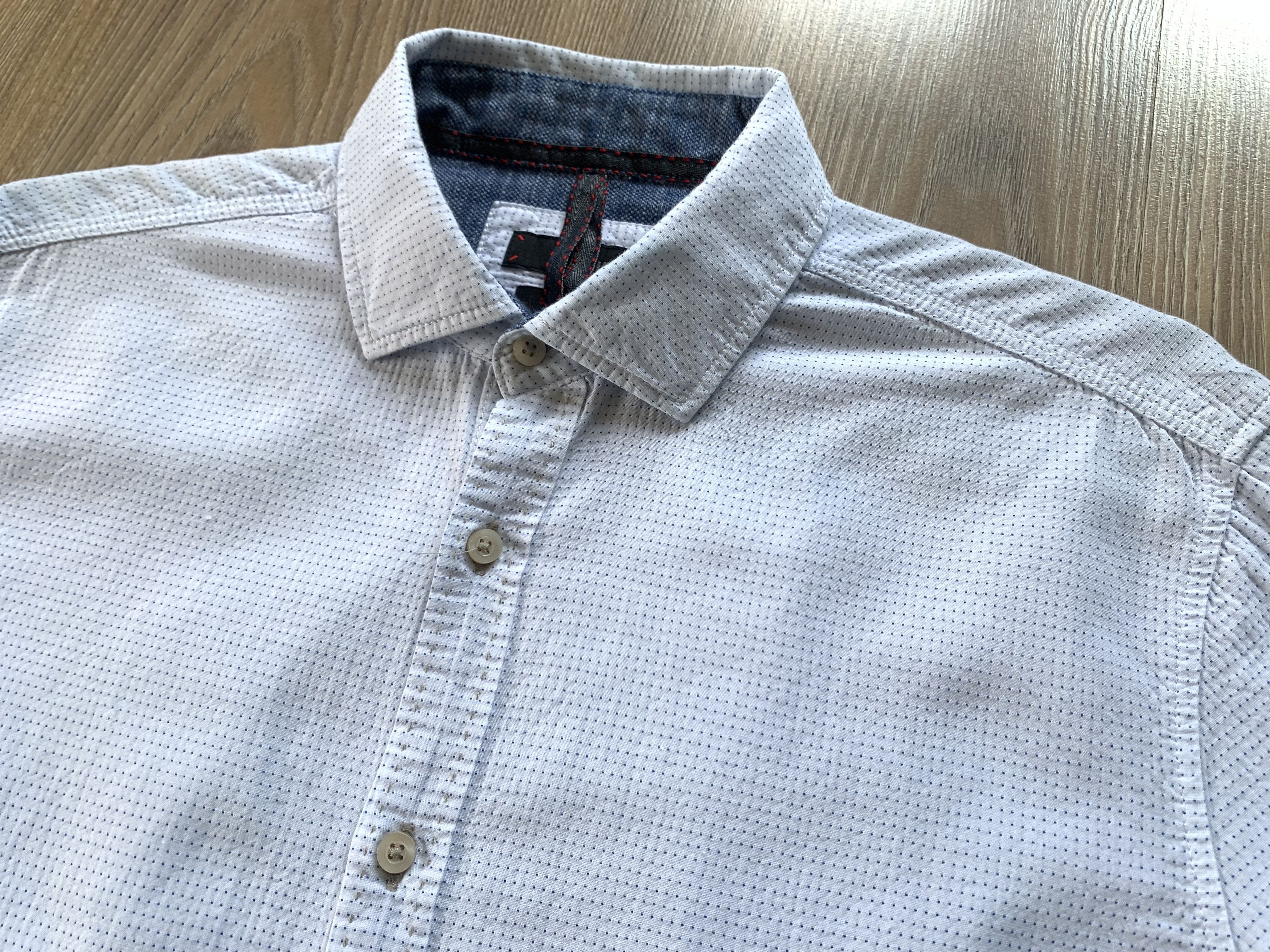 CINQUE Cinque Men's Long Sleeve Slim Fit Shirt Size US S / EU 44-46 / 1 - 4 Thumbnail
