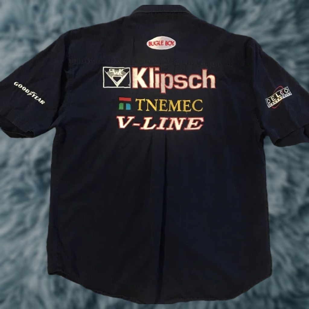 Bugle Boy VINTAGE Indy Racing League Pit Crew Shirt XL Blue Men T-Shirt Car NASCAR Grunge 90s Bugle Boy Size US XL / EU 56 / 4 - 1 Thumbnail