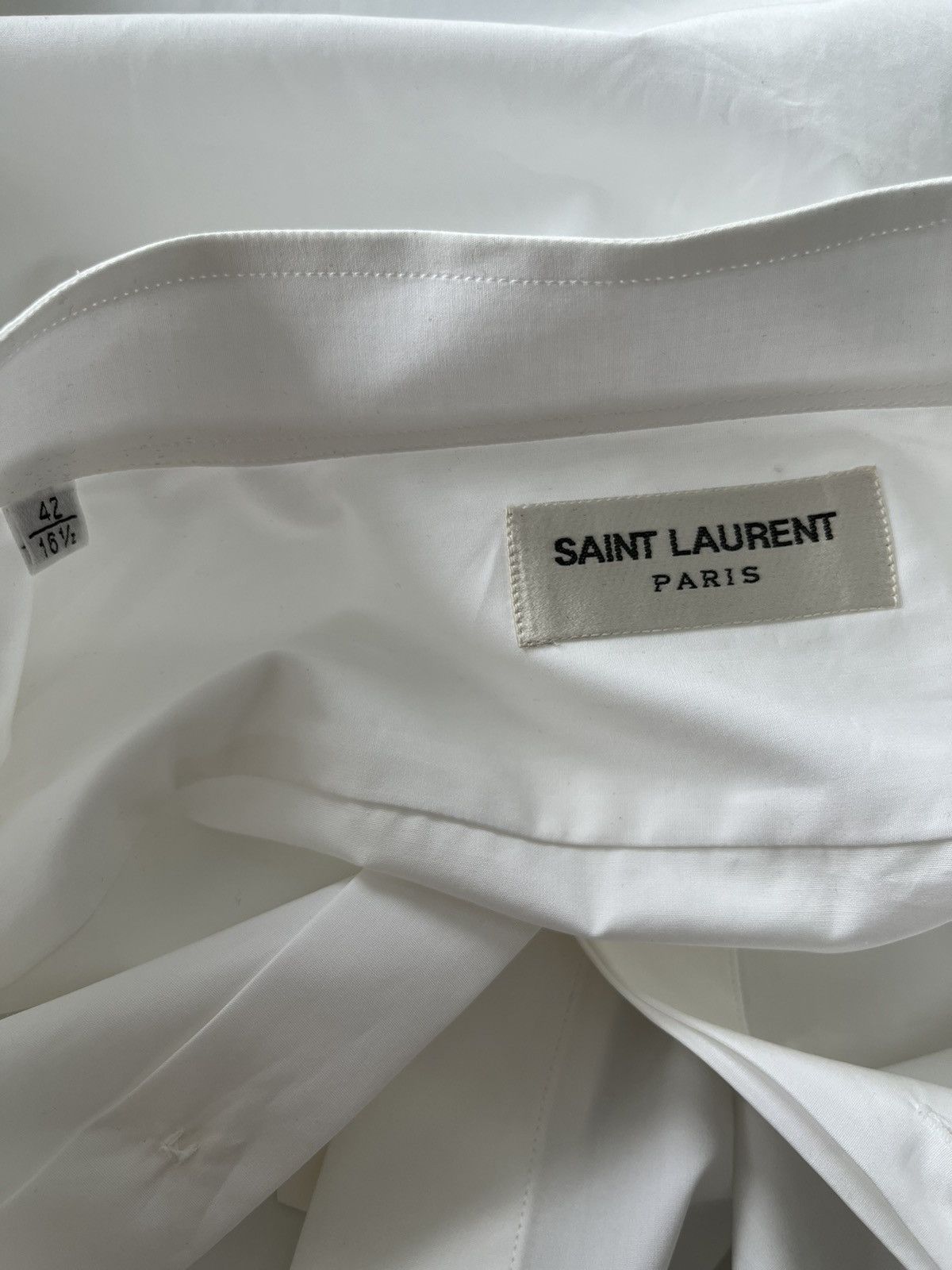 Hedi Slimane × Saint Laurent Paris × Yves Saint Laurent Extremely Rare Brand New Hedi Slimane 2015 Tuxedo Shirt Size US XL / EU 56 / 4 - 13 Thumbnail