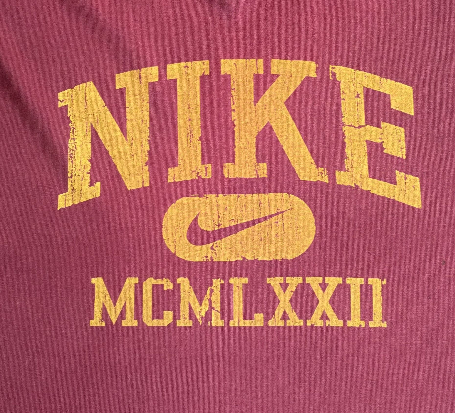 Nike × Vintage Nike MCMLXXII 72 Sleeveless Y2K Size. L Size US L / EU 52-54 / 3 - 9 Thumbnail