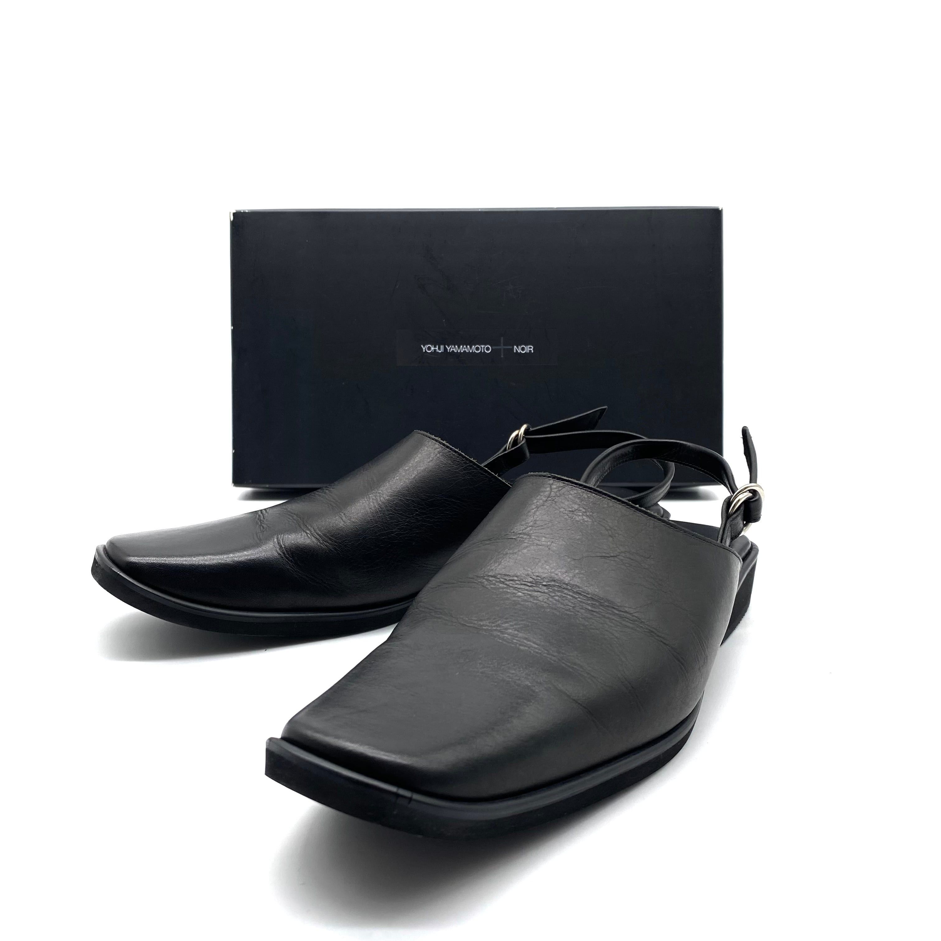 Yohji Yamamoto Yohji Yamamoto + NOIR Leather Sandal 246490515 Size US 5.5 / IT 35.5 - 1 Thumbnail