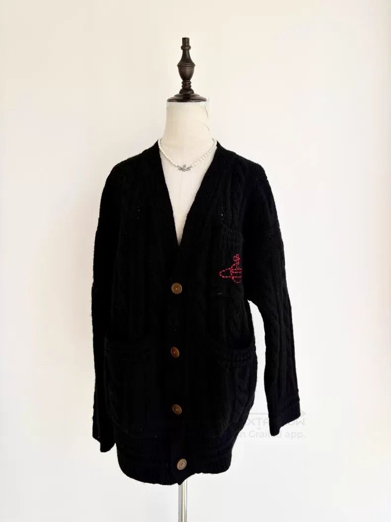 Vivienne Westwood Vivienne Westwood size 00 Vintage black cable Saturn embroi Size XS / US 0-2 / IT 36-38 - 1 Thumbnail
