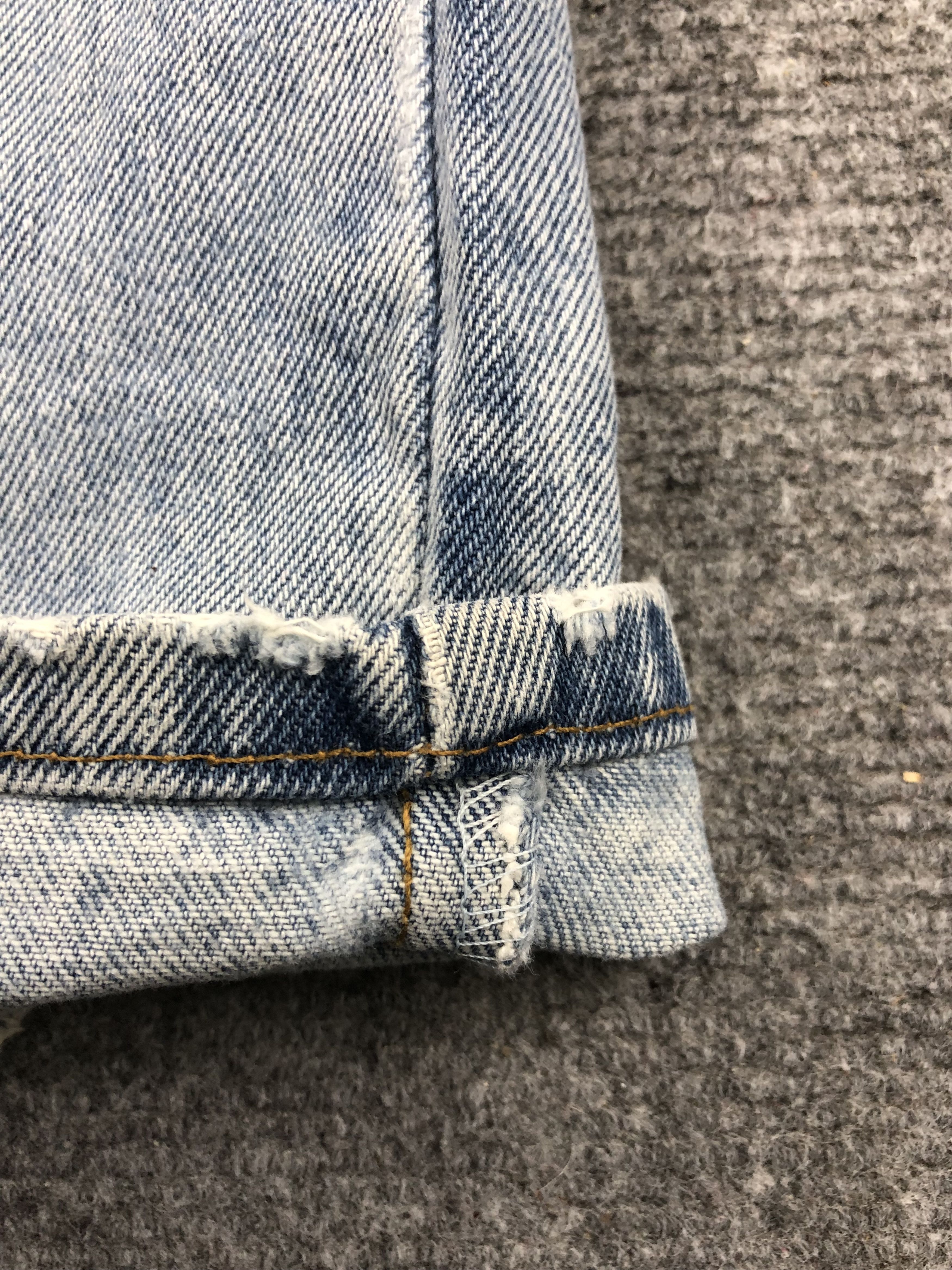 Levi's Vintage 90s Levis 555 Faded Blue Jeans DPP0222 Size US 32 / EU 48 - 9 Thumbnail