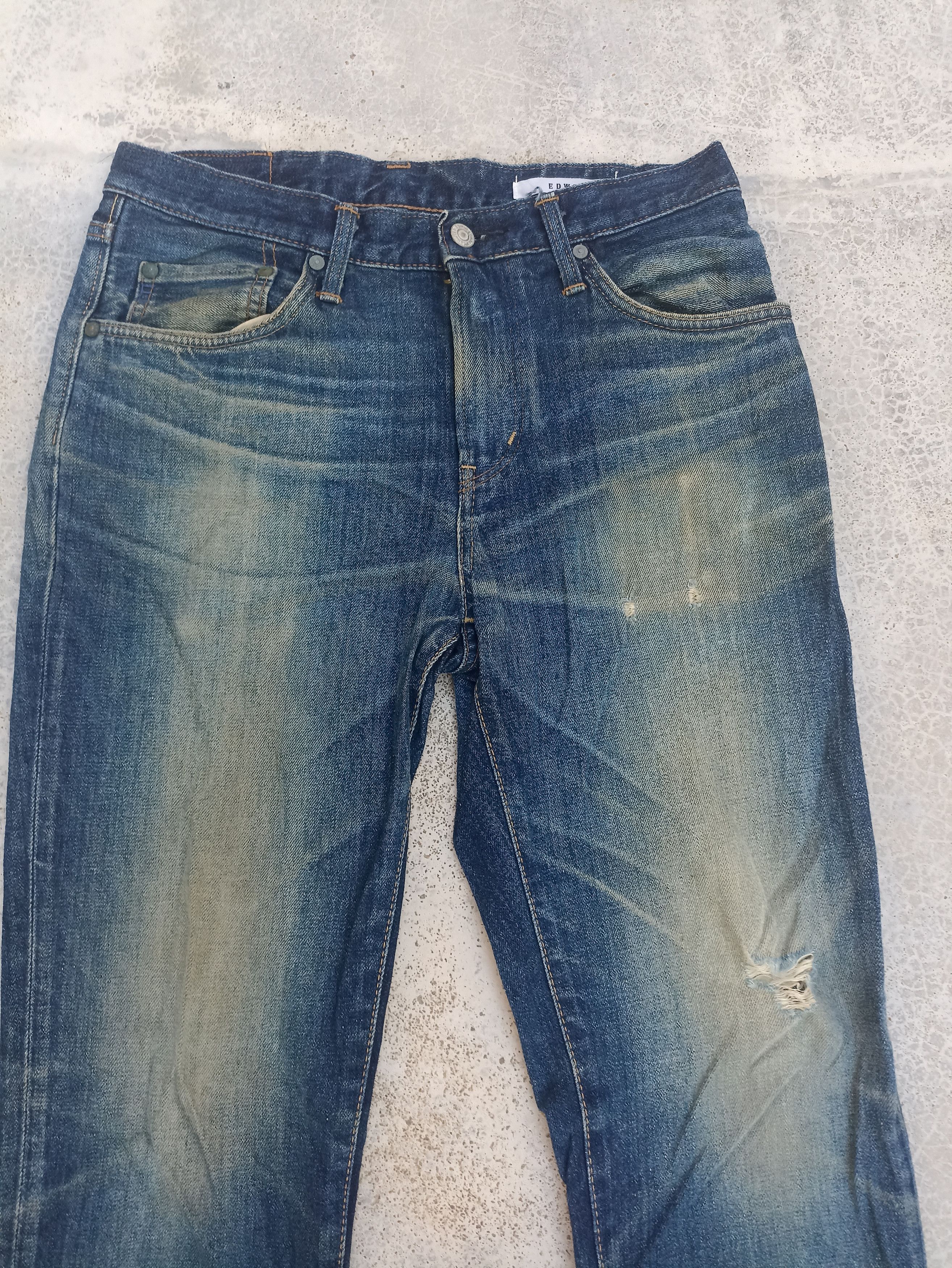 Beauty Beast Vintage Edwin jeans distressed If six was nine Size US 30 / EU 46 - 8 Thumbnail