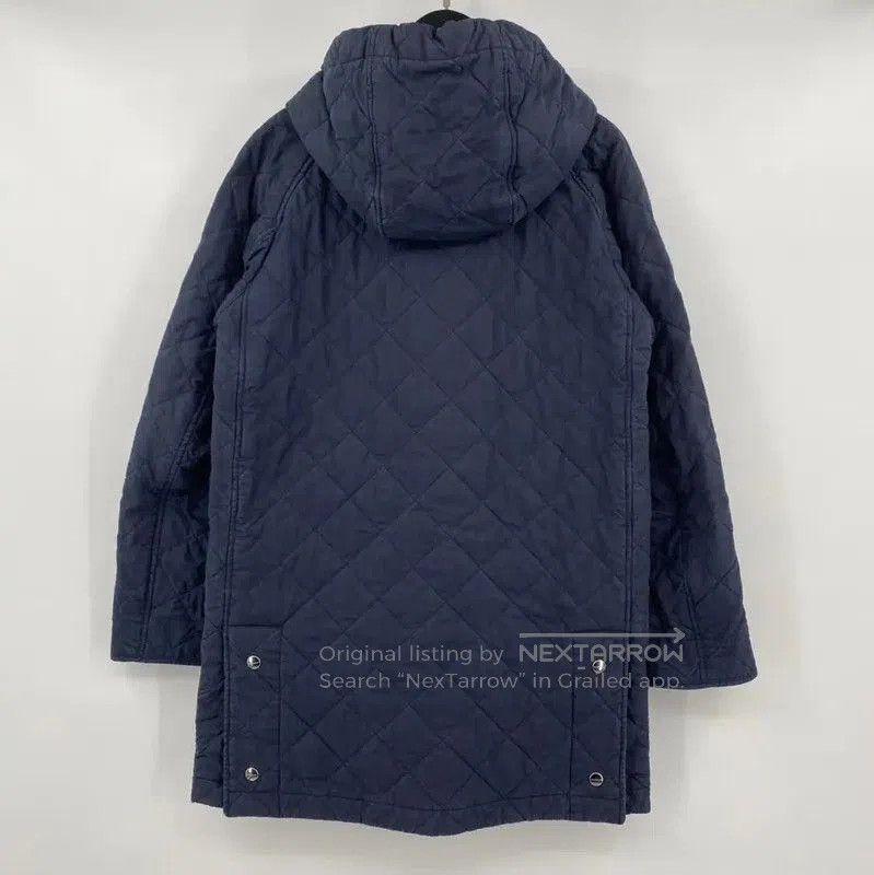 Burberry Burberry Winter Quilted Navy Blue Cotton Coat. Size S / US 4 / IT 40 - 2 Thumbnail