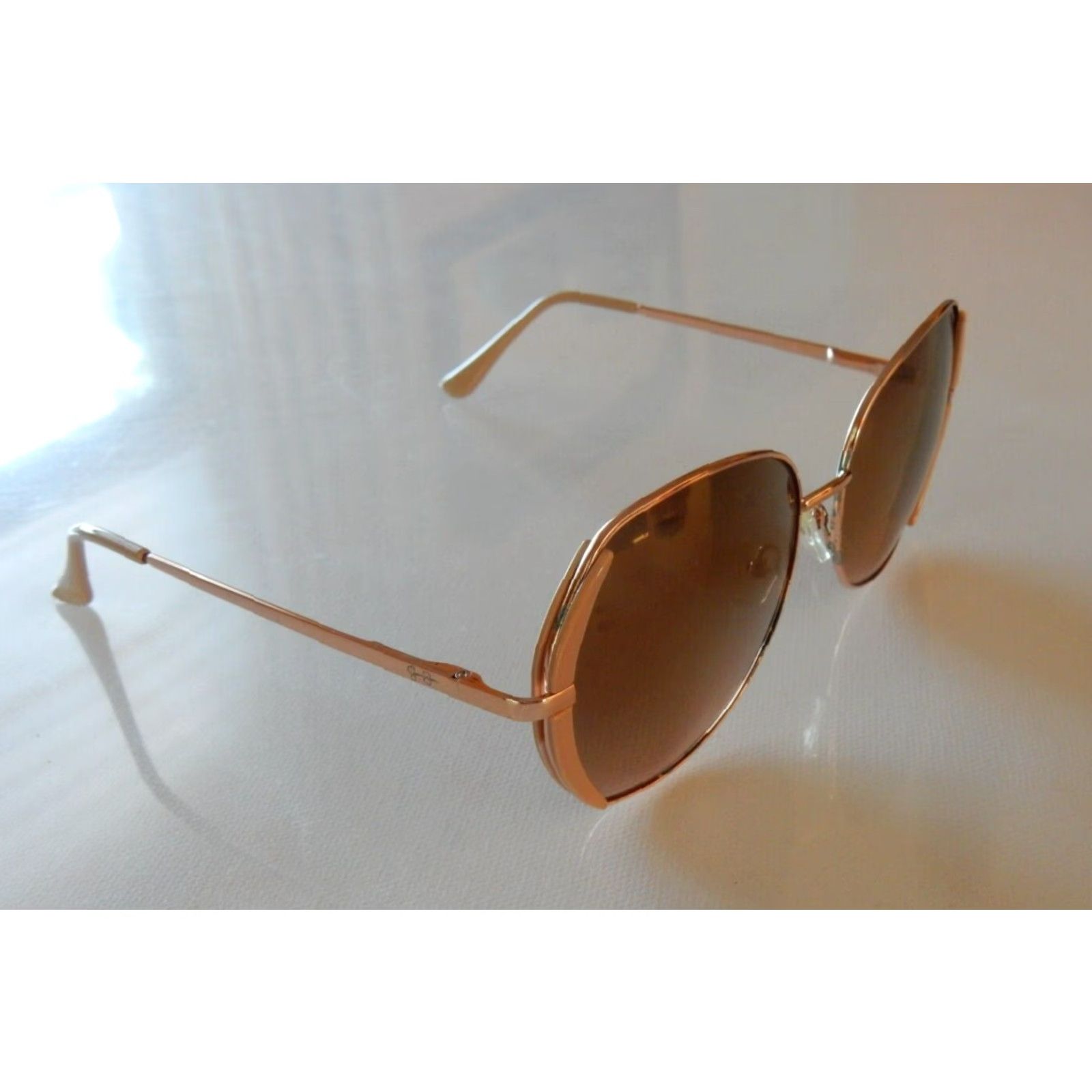 Jessica Simpson Jessica Simpson Women Sunglasses Gold Frame Summer 2020s Accessories Size ONE SIZE - 2 Thumbnail