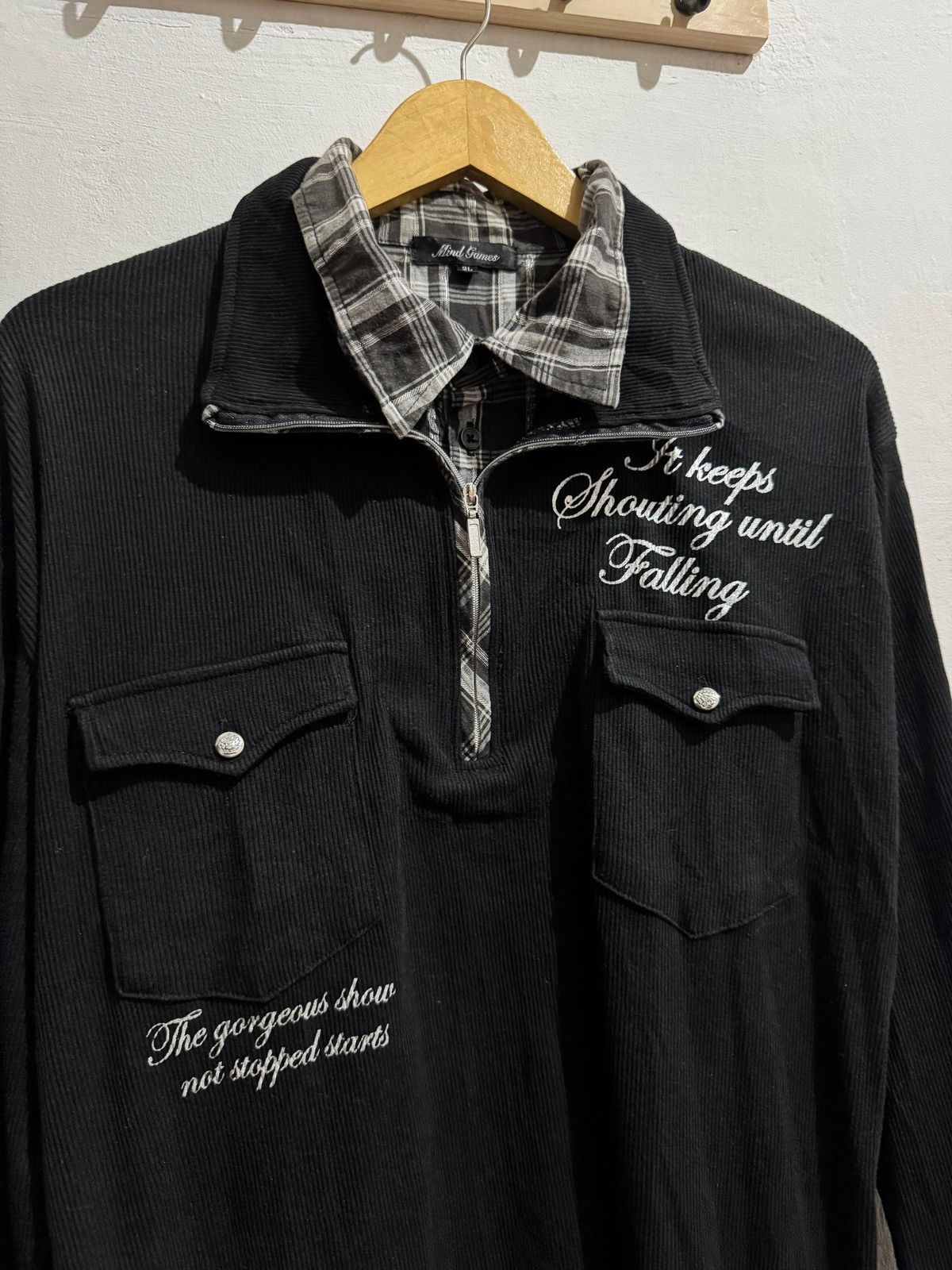 Hysteric Glamour × If Six Was Nine × Japanese Brand Y2k Mind games double layer ifsixwasnine longsleeve Size US L / EU 52-54 / 3 - 2 Thumbnail