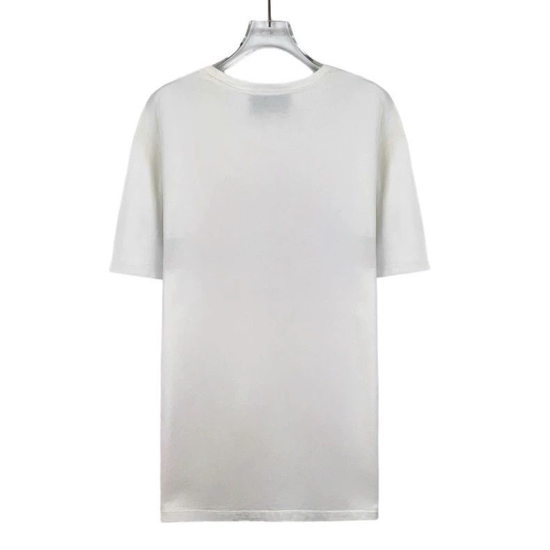 Gucci Gucci White logo printed cotton round-neck short-sleeved T Size US L / EU 52-54 / 3 - 2 Thumbnail