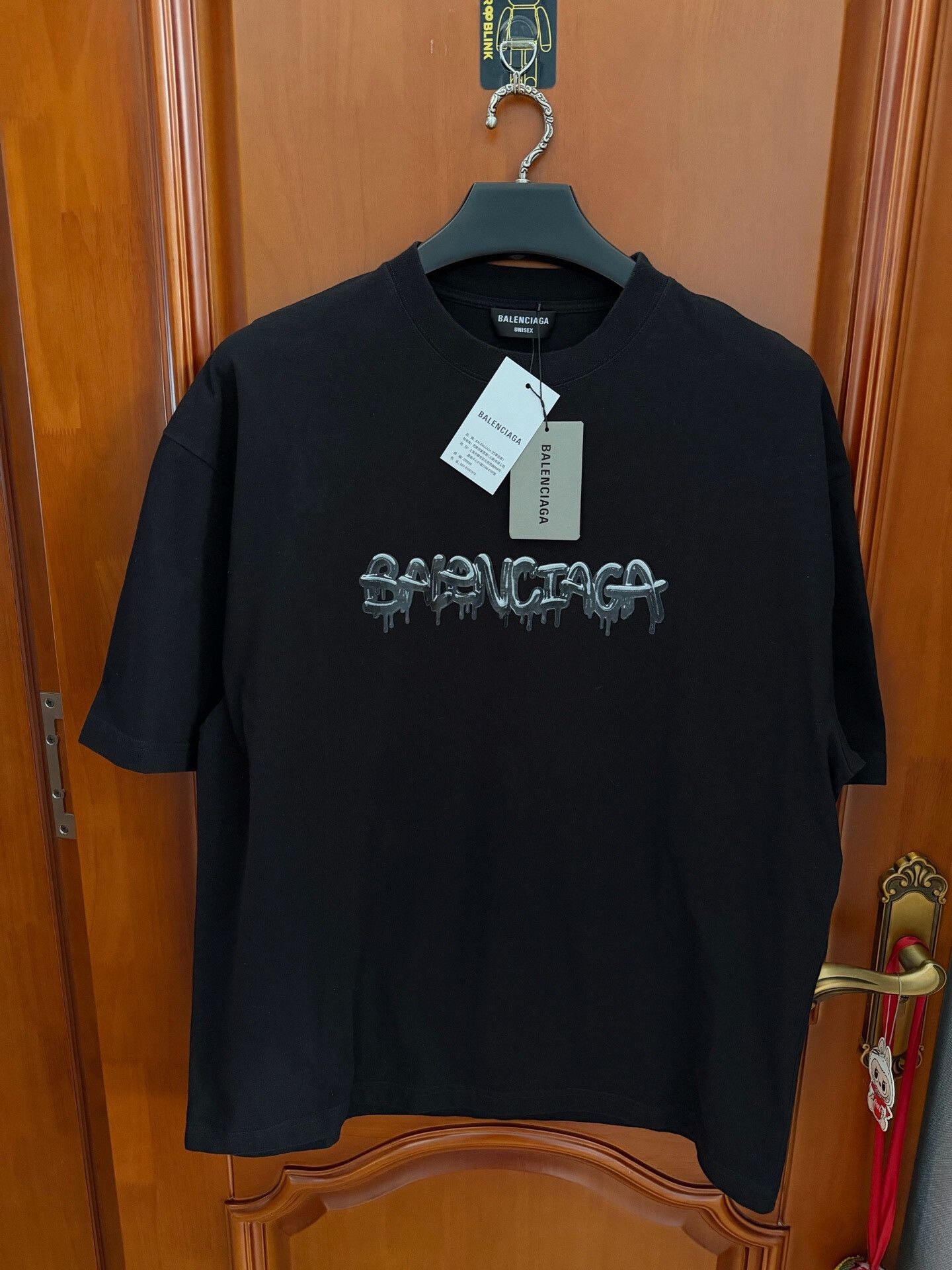 Balenciaga Balenciaga Jelly Graffiti Short Sleeve T-shirt Size US L / EU 52-54 / 3 - 1 Thumbnail