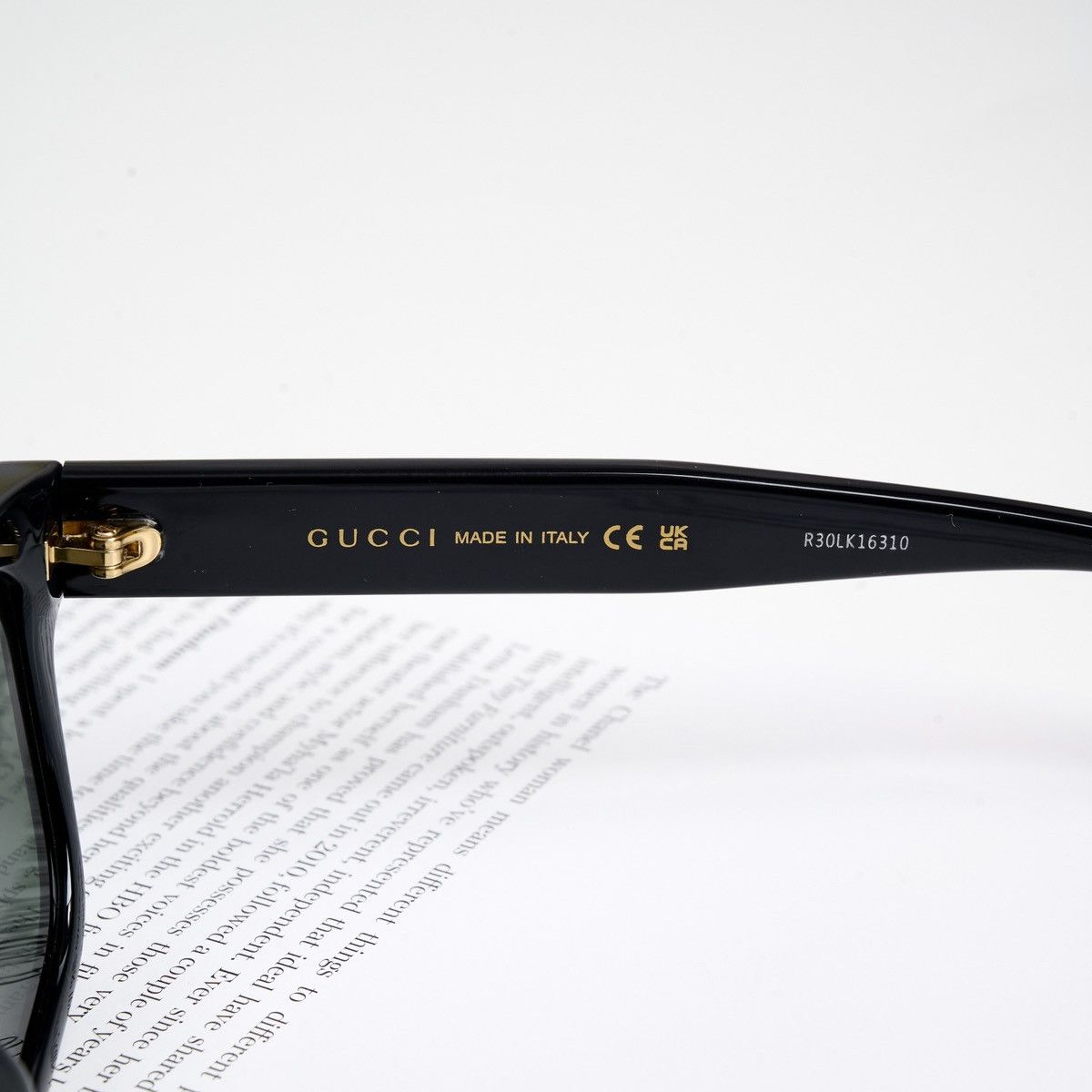 Gucci GUCCI GG1857S 001 SUNGLASSES Size ONE SIZE - 5 Thumbnail