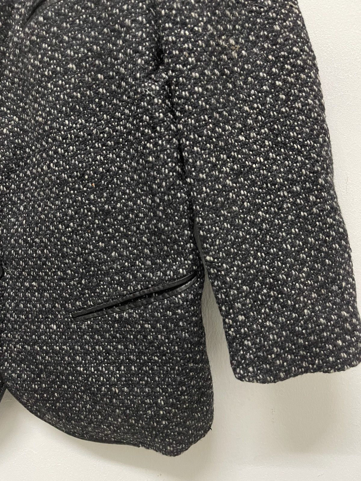 Yohji Yamamoto 🔥RARE🔥VINTAGE YOHJI YAMAMOTO TWEED JACKET Size US M / EU 48-50 / 2 - 5 Thumbnail