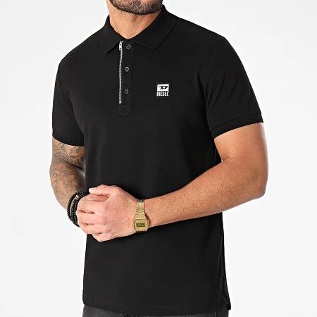 Diesel 🇺🇸❗️NEW Diesel Classic Zip Polo T-Shirt Opium Style Rare Size US XL / EU 56 / 4 - 2 Thumbnail
