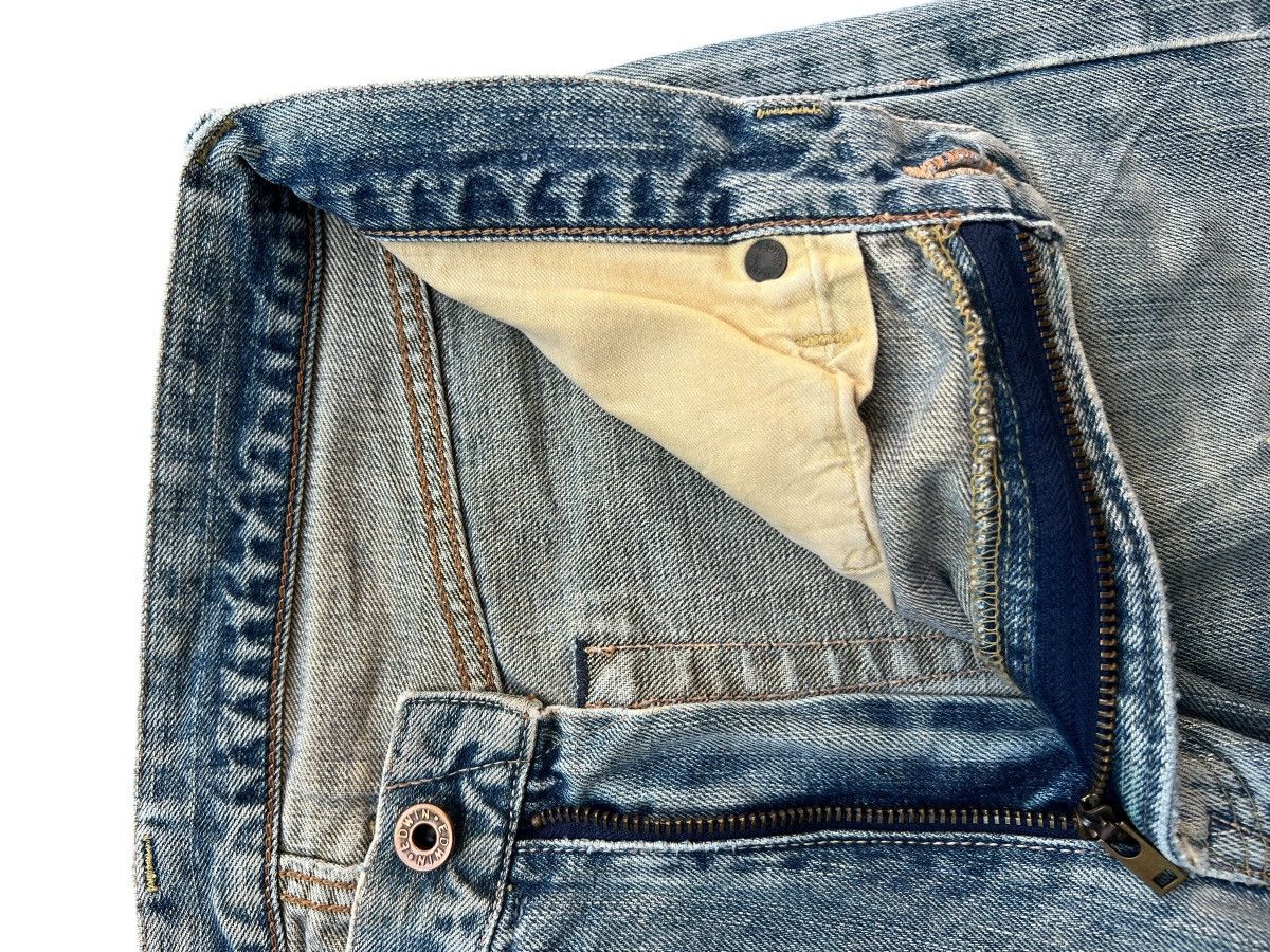 Edwin Vintage Edwin 505 Selvedge Distressed Denim Jeans 31x29 Size US 31 - 10 Thumbnail