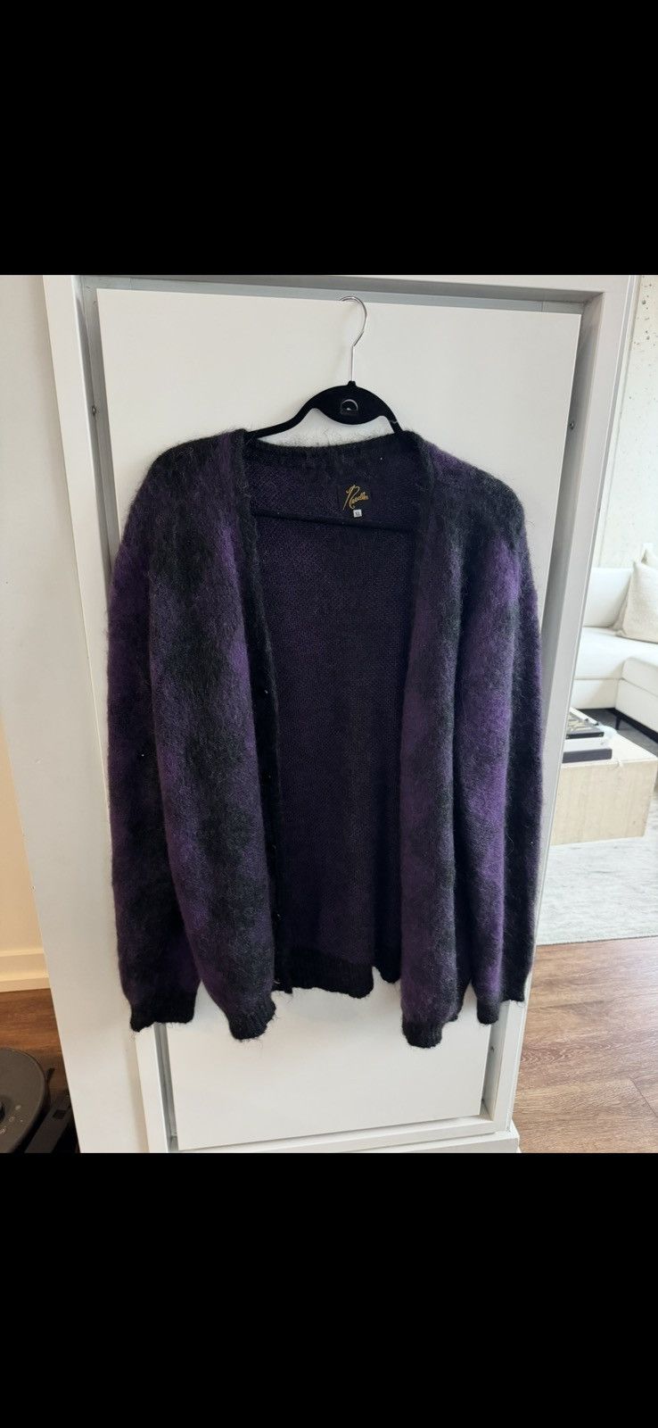 Needles Mohair Argyle Cardigan Size US XL / EU 56 / 4 - 2 Thumbnail