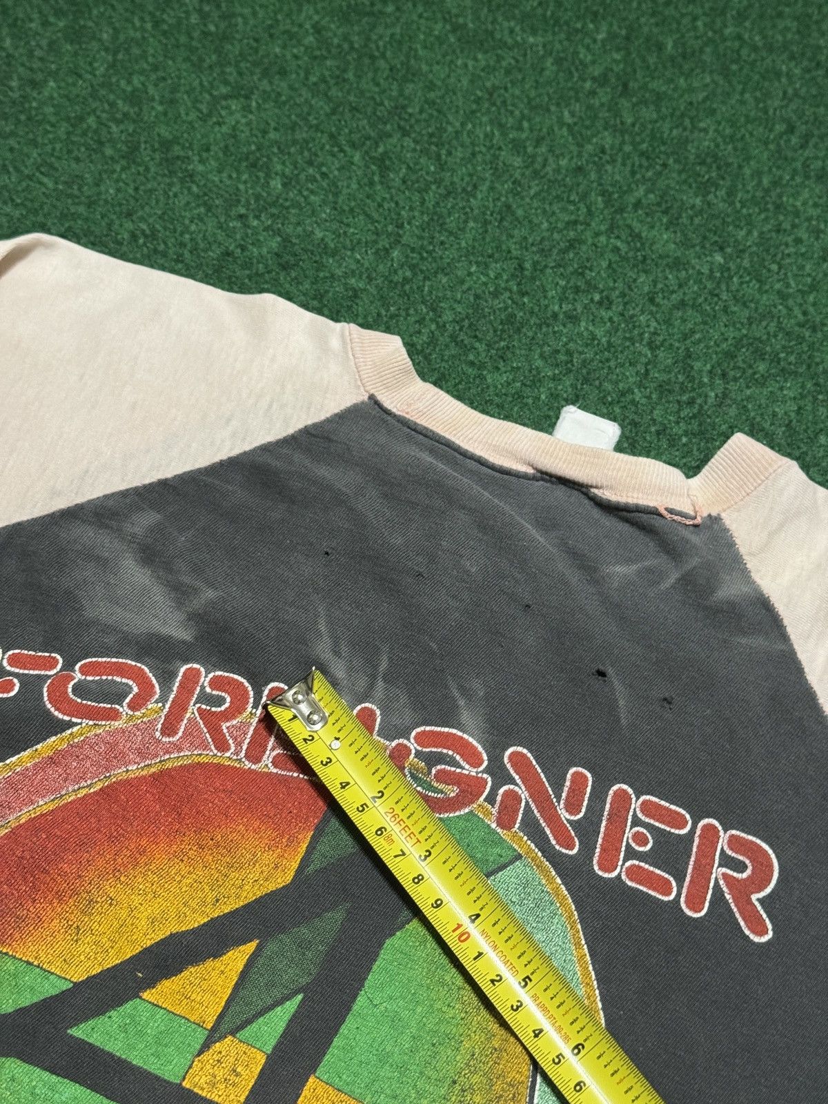 Band Tees Foreigner Vintage Raglan Concert 70s 80s 19x22 Band T Shirt Size US XS / EU 42 / 0 - 9 Thumbnail