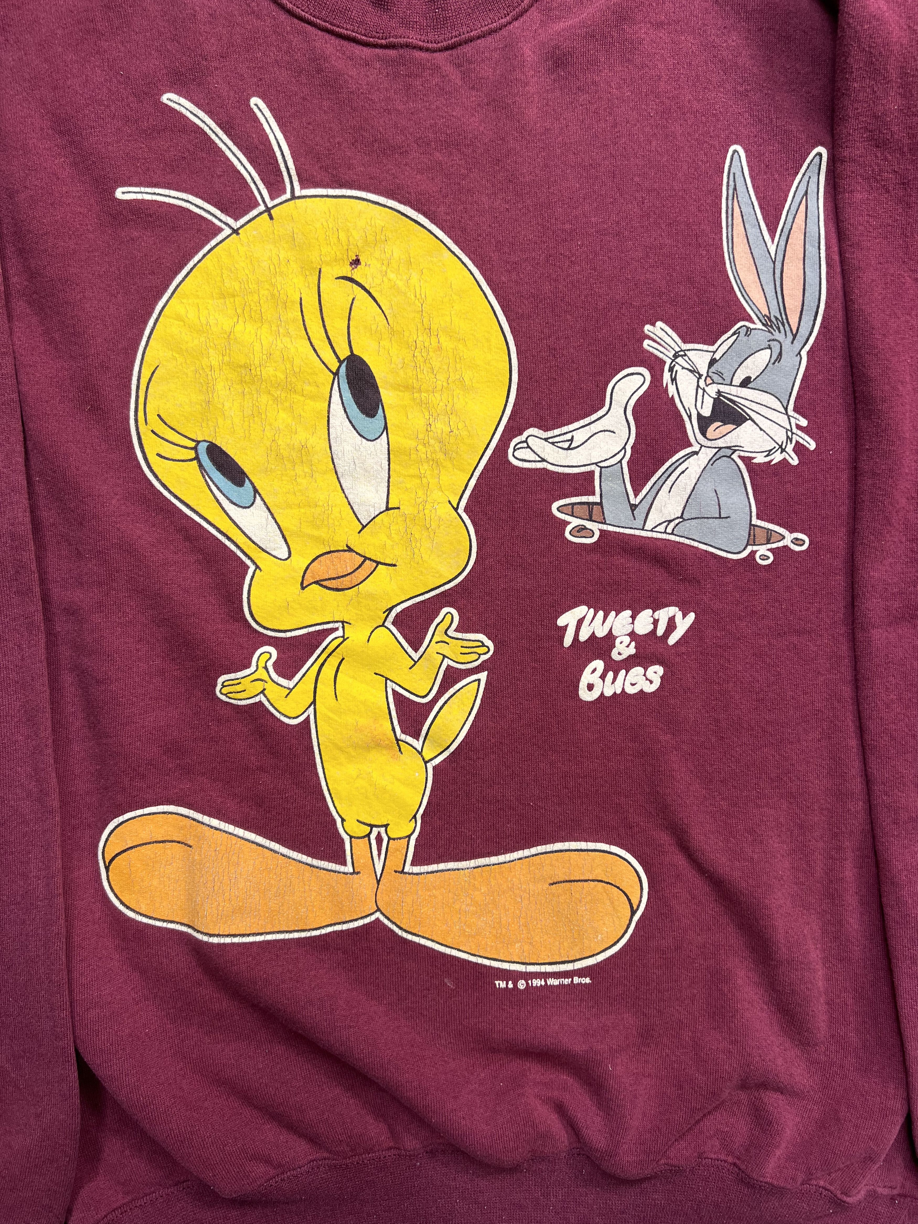 Vintage 1994 warner bros Looney Tones Size US L / EU 52-54 / 3 - 2 Thumbnail