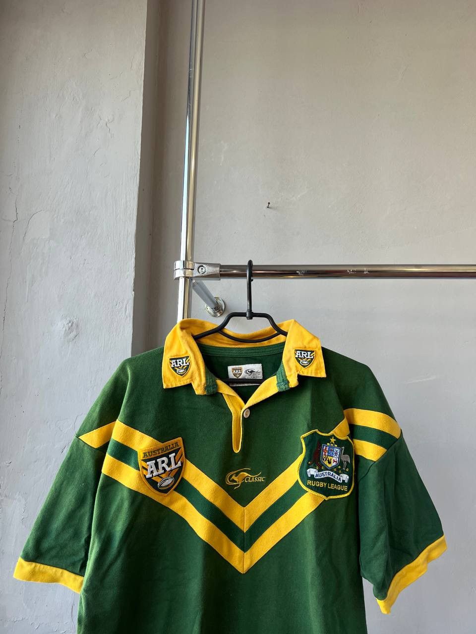 Vintage 2000 RARE AUSTRALIA TEAM RUGBY UNION CLASSIC SHIRT JERSEY Size US XXL / EU 58 / 5 - 3 Thumbnail