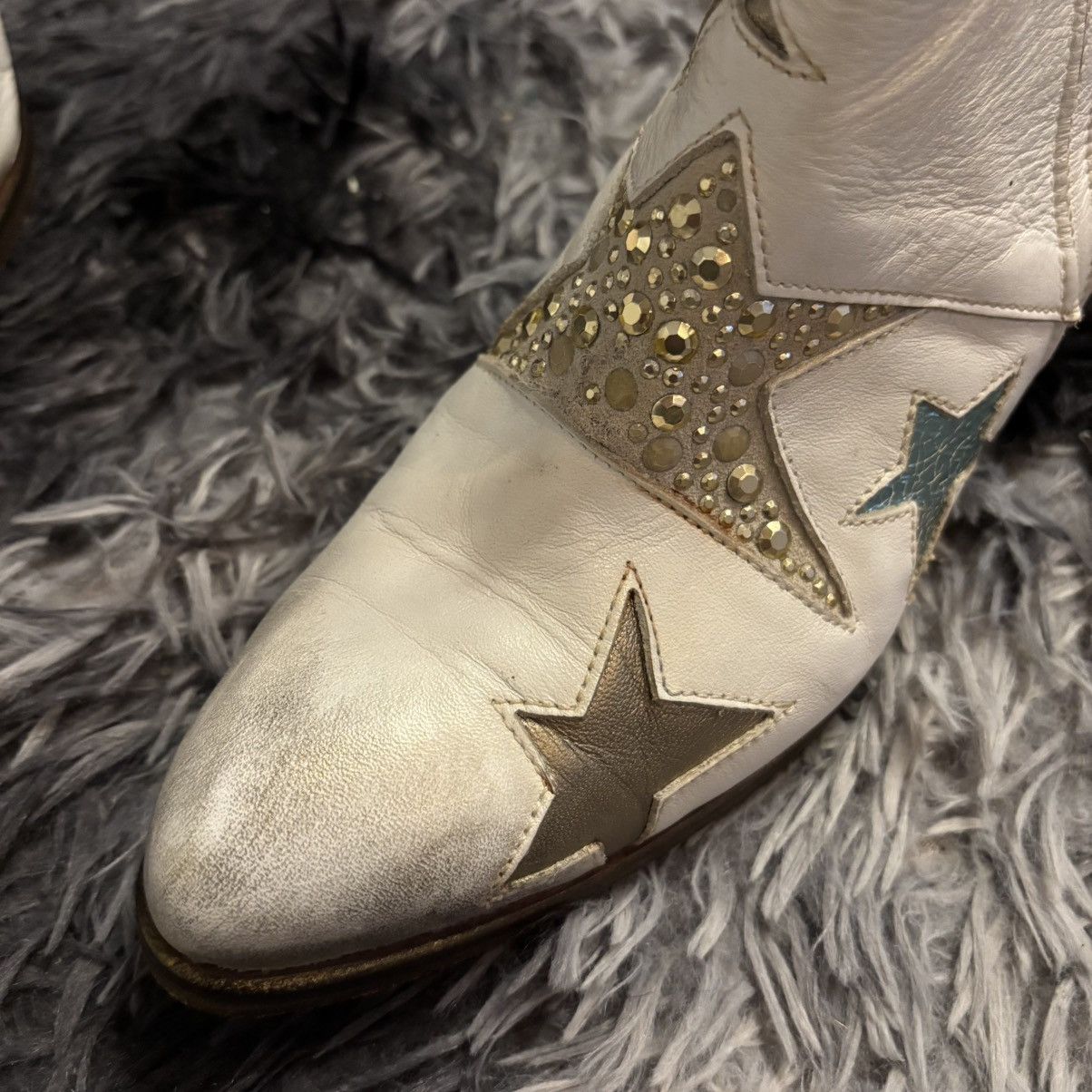 Other × Vintage Italian Vero Cuoio Stars Cowboy Boots amazing beautiful Size US 8 / IT 38 - 5 Thumbnail