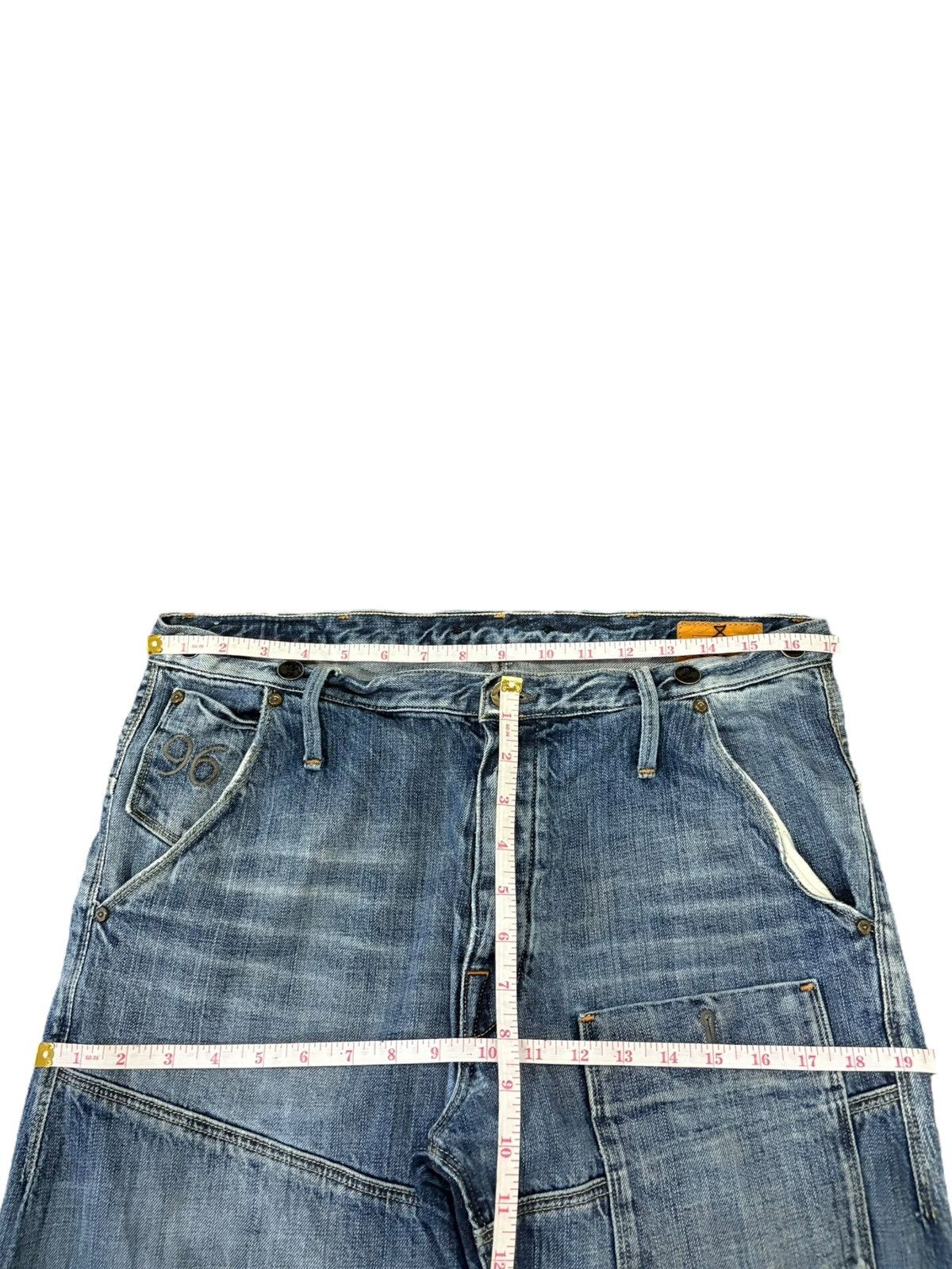 G-Star Vintage G Star Raw Tactical Style Buckle Back Loose Jeans Size US 34 / EU 50 - 6 Thumbnail