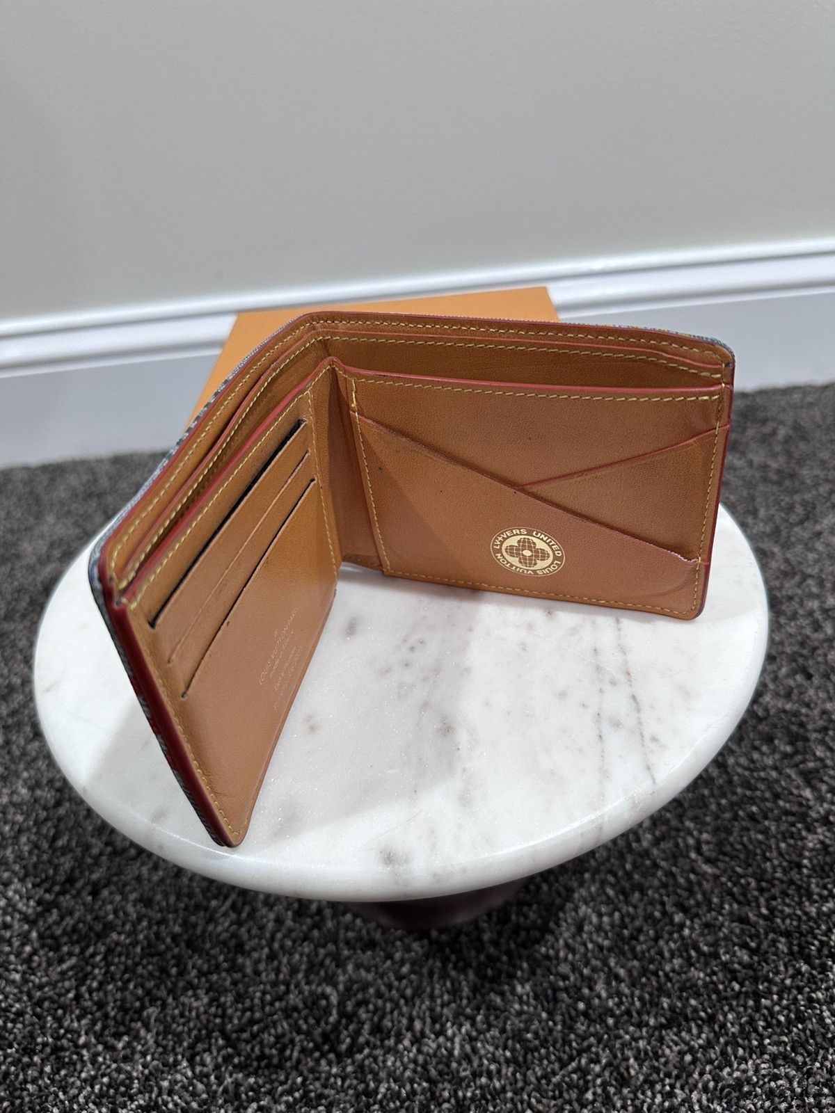 Louis Vuitton Louis Vuitton Pharrell Lovers Denim Damier Multiple Wallet Size ONE SIZE - 11 Thumbnail