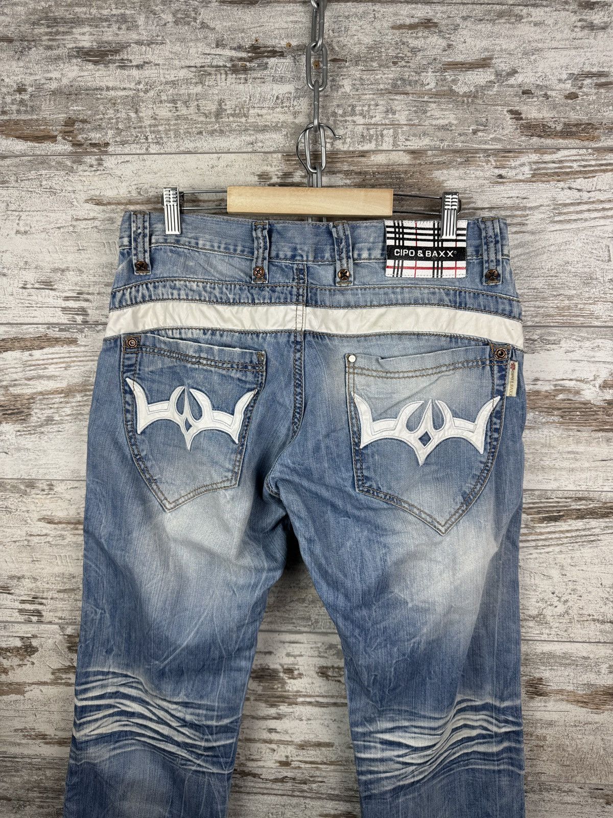 Vintage Mens Vintage Cipo & Baxx denim jeans pants avant garde y2k Size US 33 - 10 Thumbnail