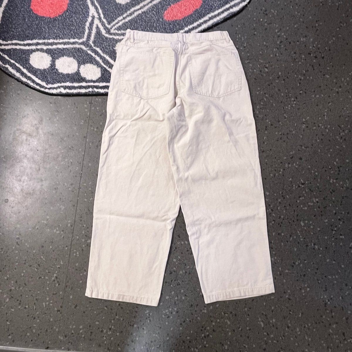 Anchor Blue Anchor Blue Cream Jeans Size 35 Y2K Wide Leg Size US 35 - 5 Thumbnail