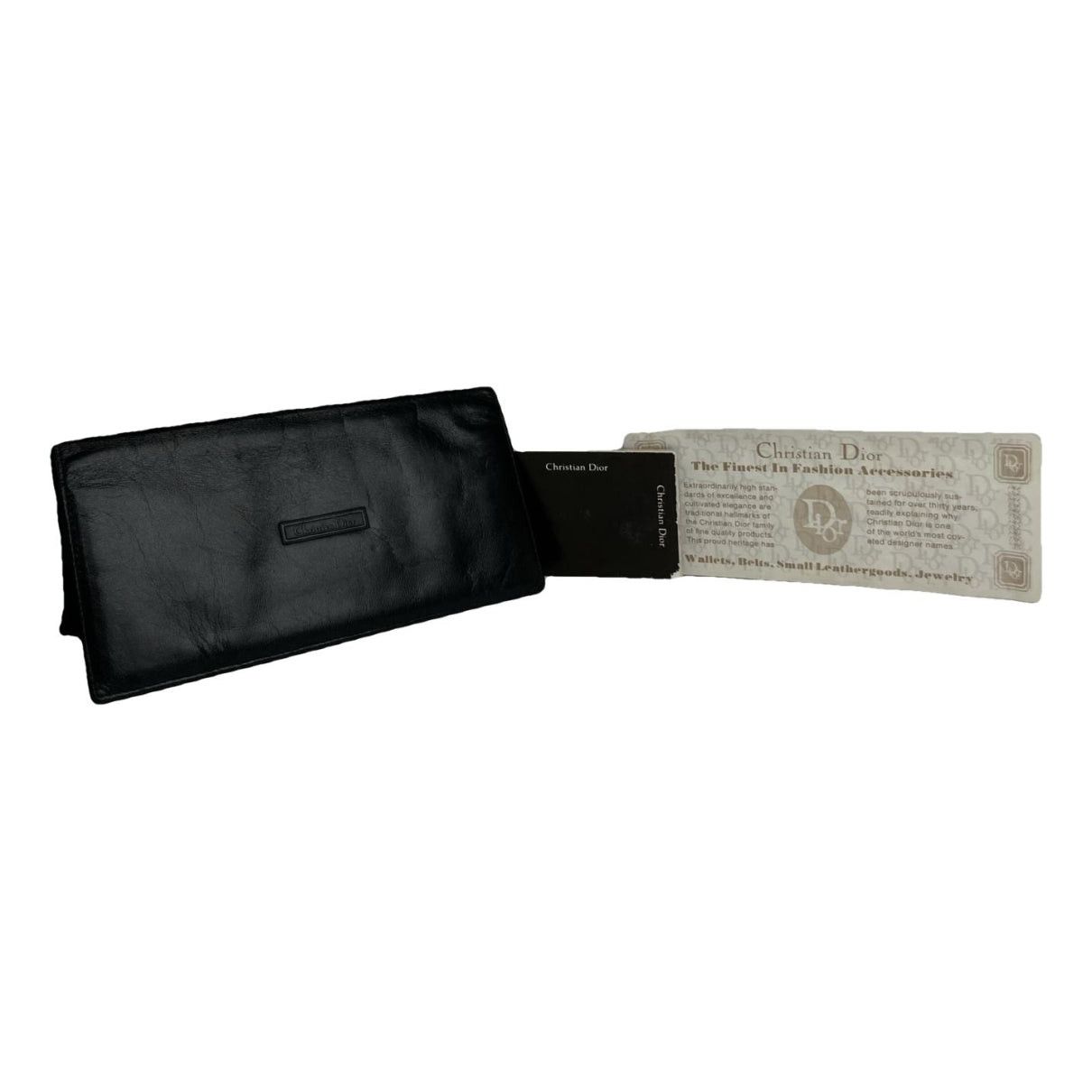 Dior Direction Black Leather Purse Size ONE SIZE - 1 Thumbnail