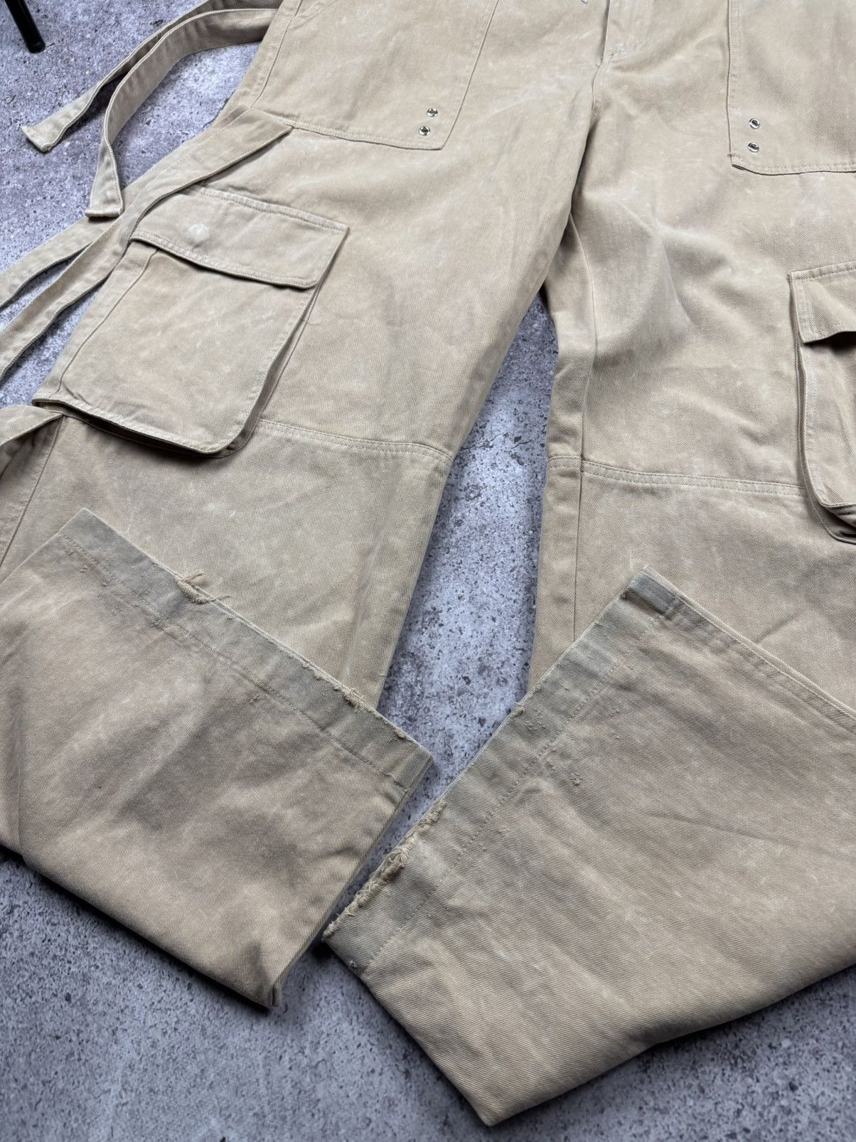 Japanese Brand Vintage Cargo Junya Style Baggy Bondage Pants Y2K Japan vibe Size 34" / US 12 / IT 48 - 6 Thumbnail