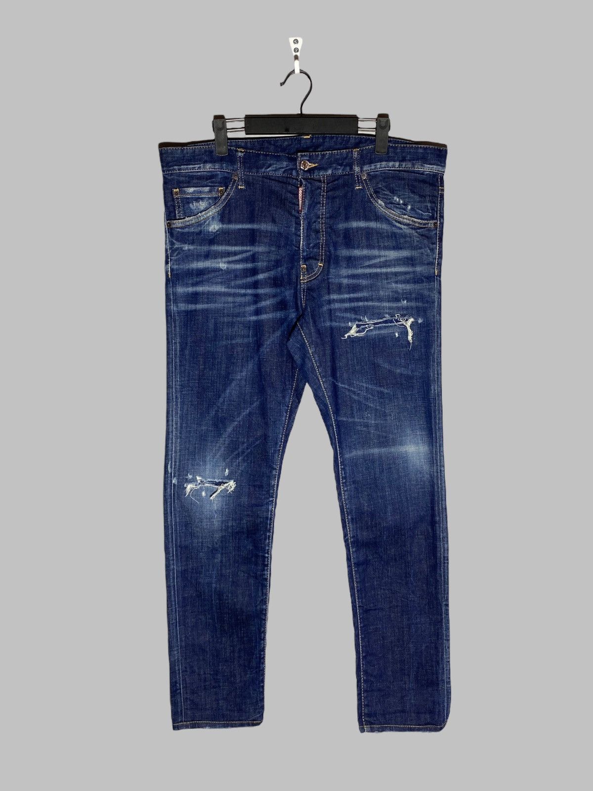 Dsquared2 🔥 DSQUARED2 DAISY EMBROIDERED JEANS Y2K COOL GUY VIBES Size US 34 / EU 50 - 5 Thumbnail