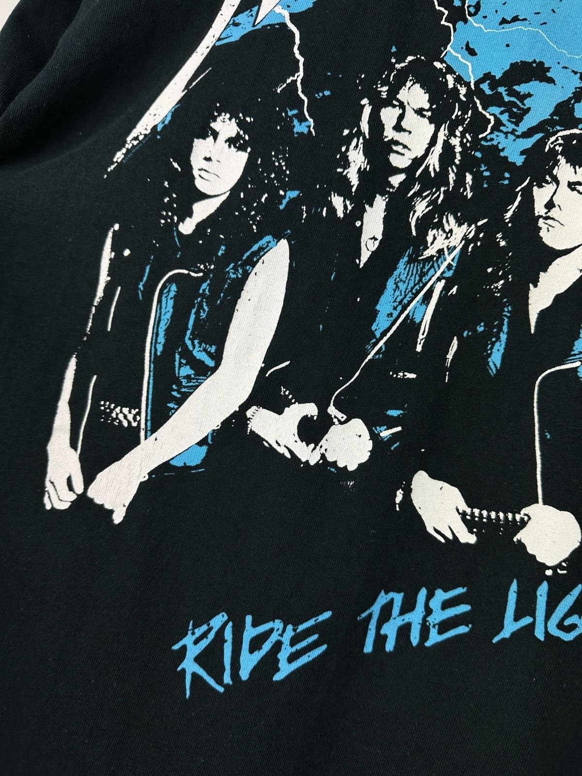 Metallica Metallica “Ride The Lightning” Graphic Print Band T-Shirt Size US L / EU 52-54 / 3 - 6 Thumbnail