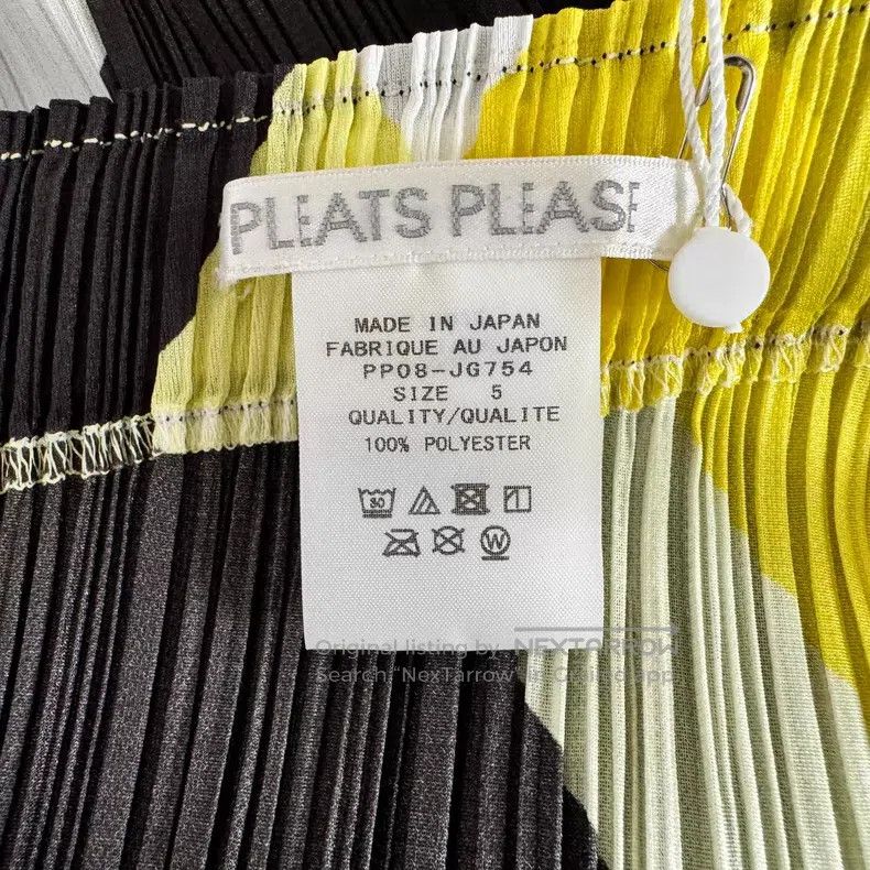 Issey Miyake Issey Miyake size:5 Color Block Midi Skirt Size 22" - 3 Thumbnail