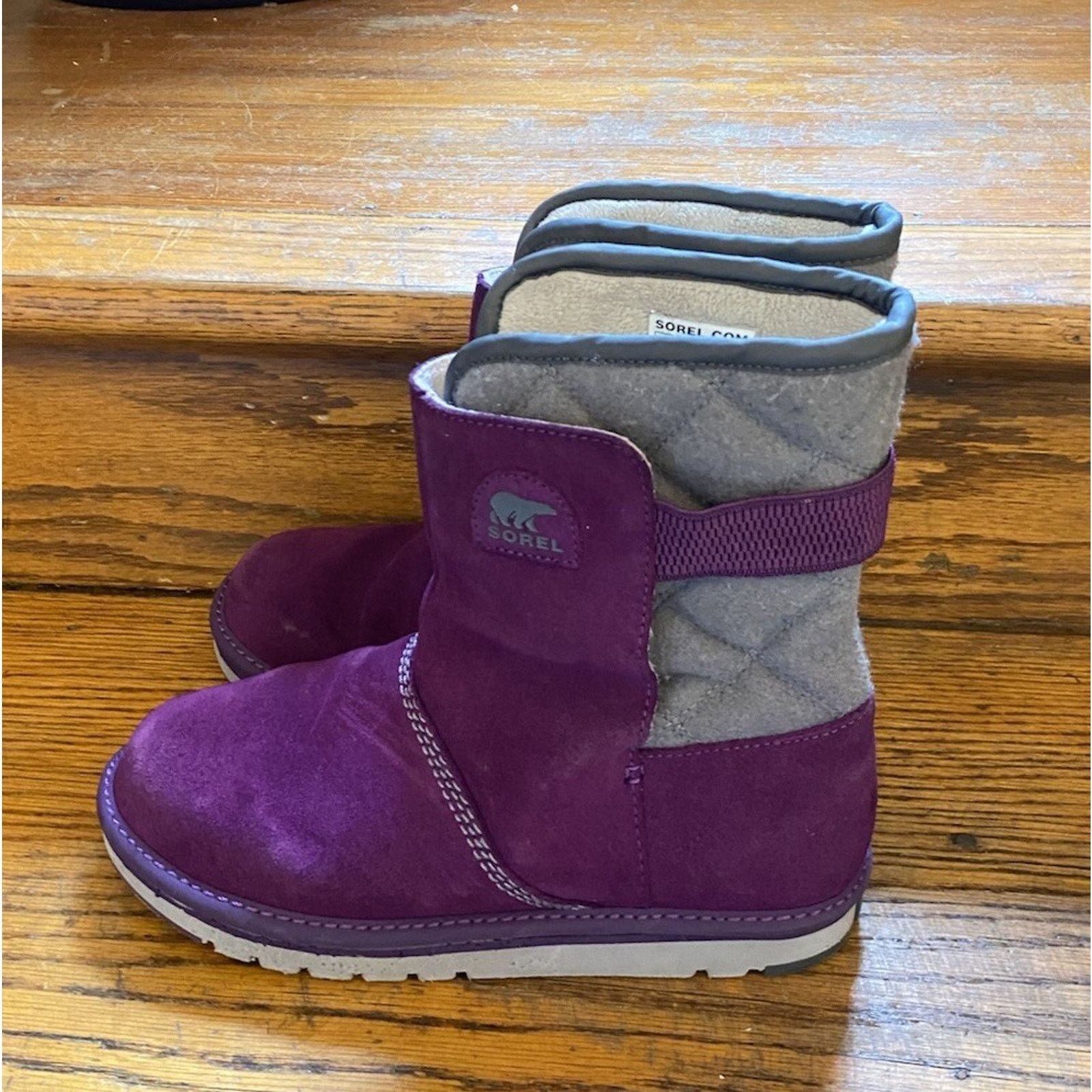SOREL Sorel Newbie Short Purple Women’s 6M Winter Snow Size US 6 / IT 36 - 1 Thumbnail