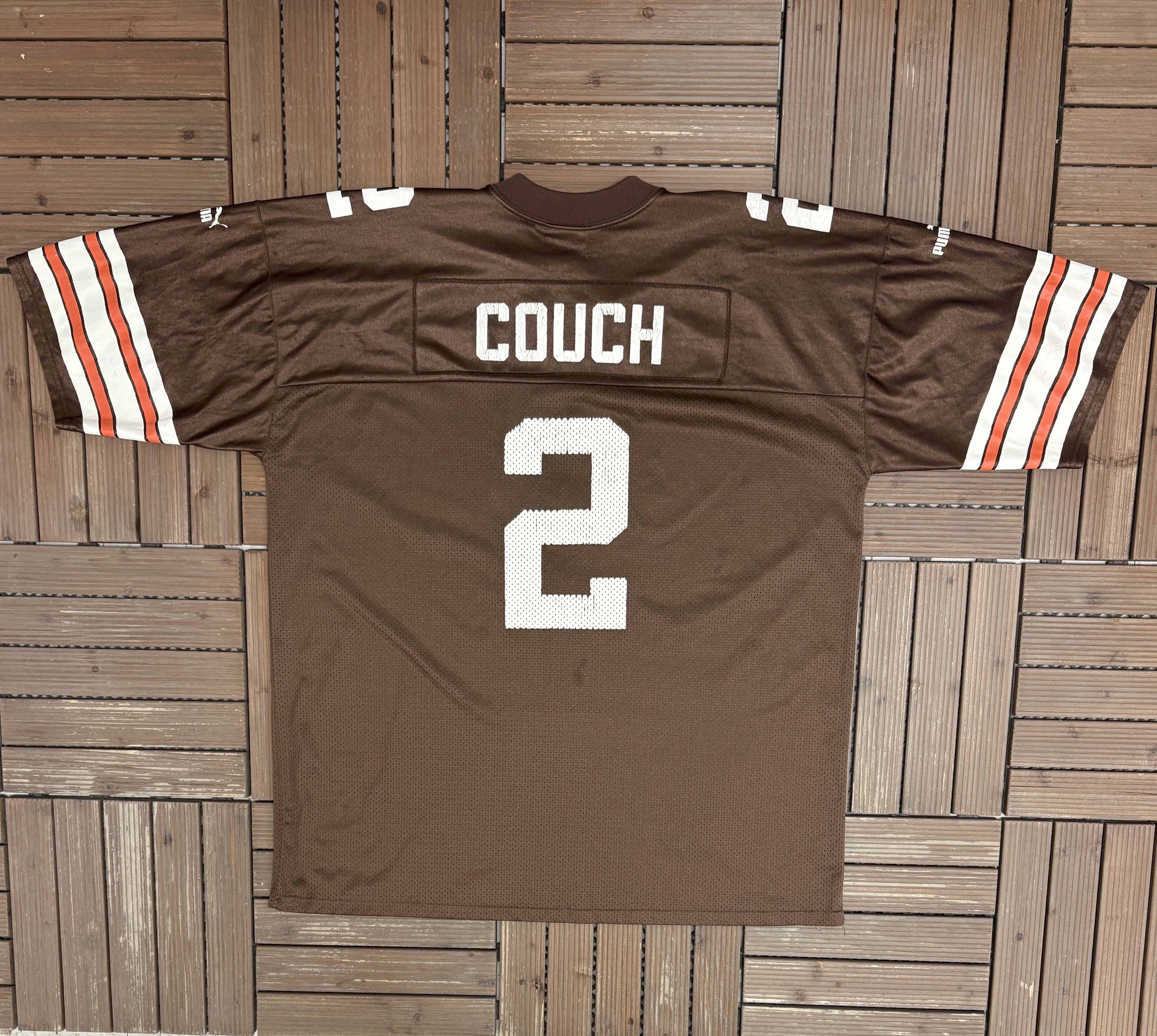 Puma Cleveland Browns Tim Couch Vintage Brown Football Jersey Size US XXL / EU 58 / 5 - 3 Thumbnail